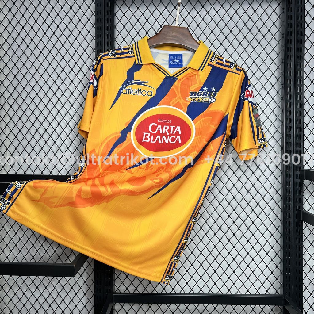 UltraTrikot-Retro Tigers UANL 1997-98 Home Stadium Jersey