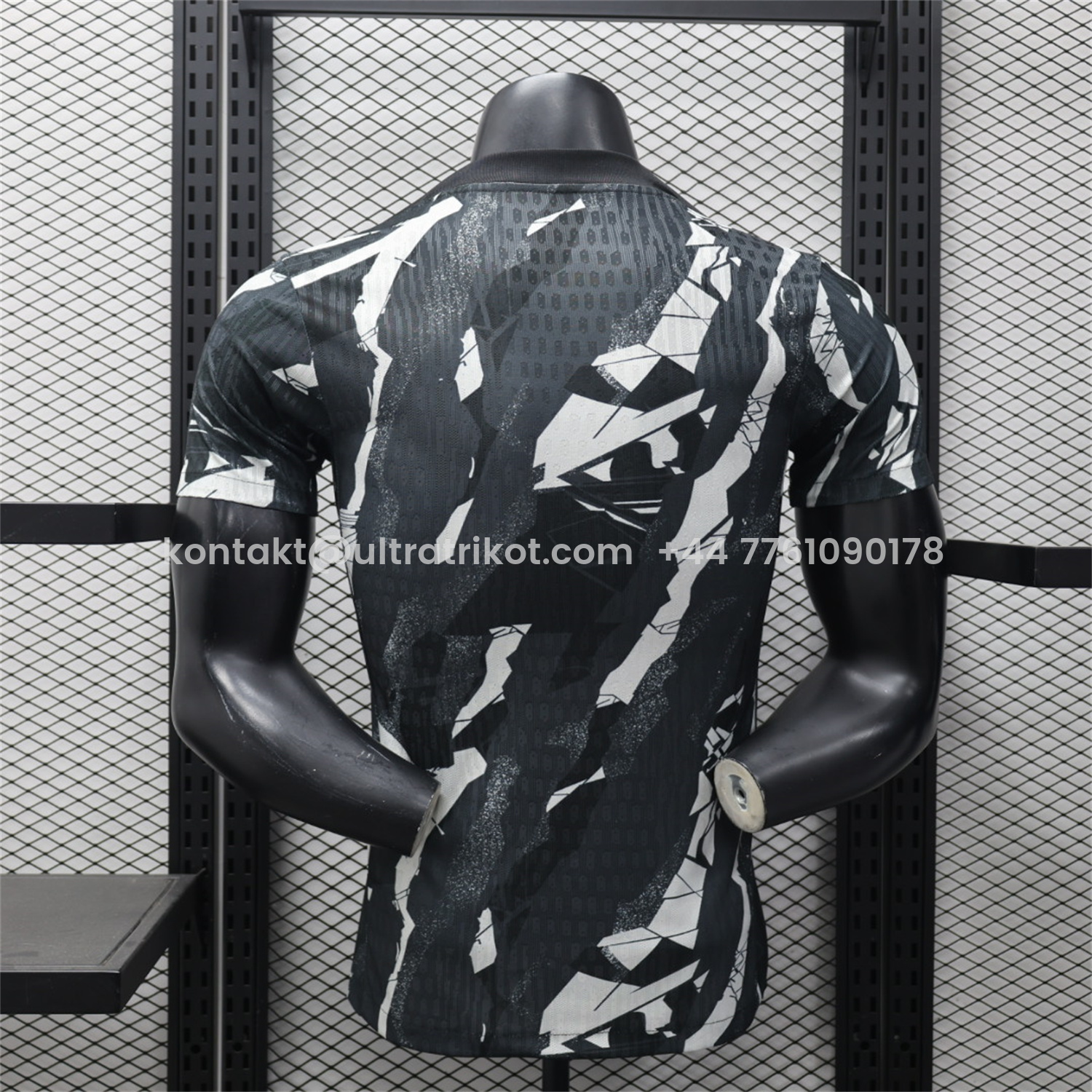 UltraTrikot-Al Ittihad Jeddah United 25-26 Black Pre-Match Jersey - Player Version