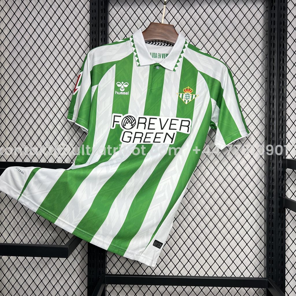 UltraTrikot-Real Betis 24-25 Home Stadium Jersey - Fans Version