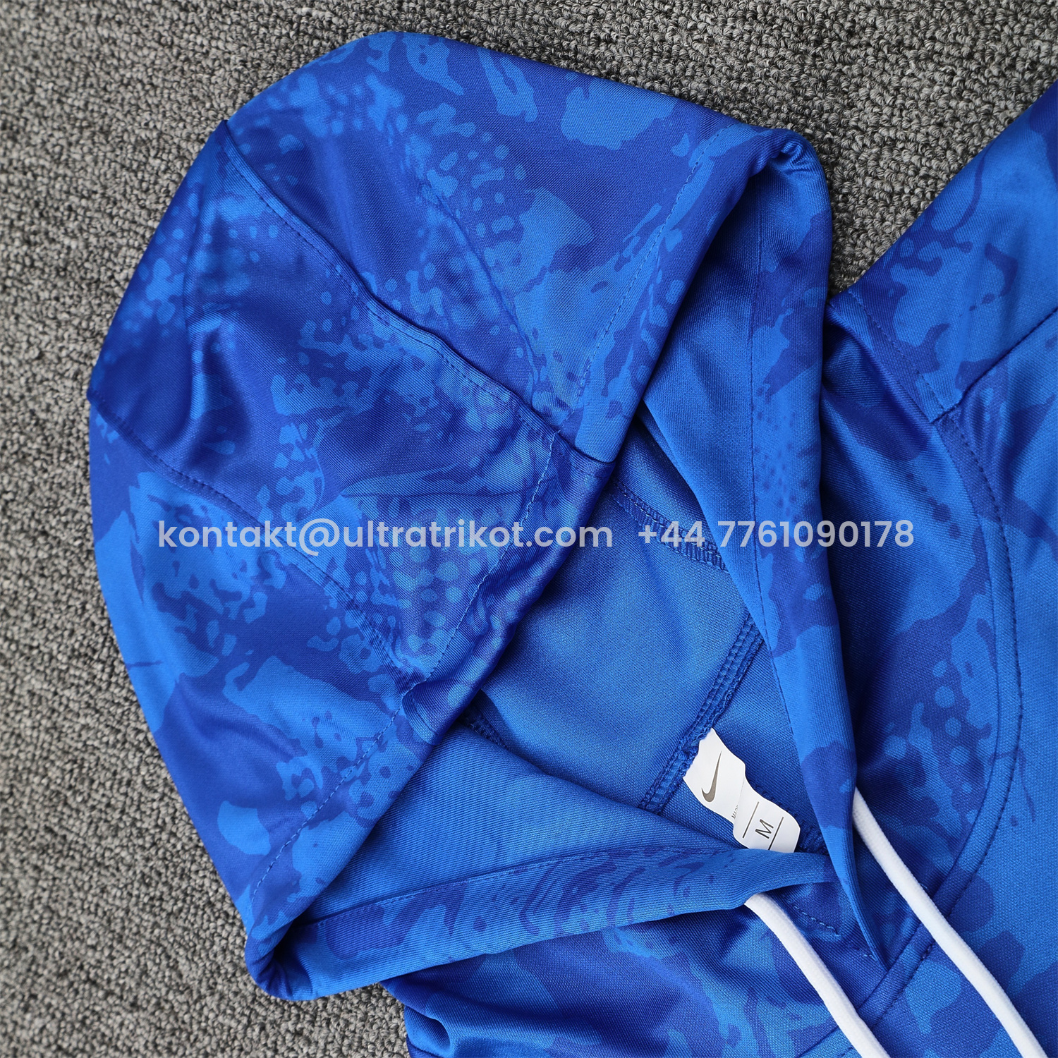 UltraTrikot-Barcelona 25-26 Training Hoodie Set - Blue Green Hoodie and Black Pants