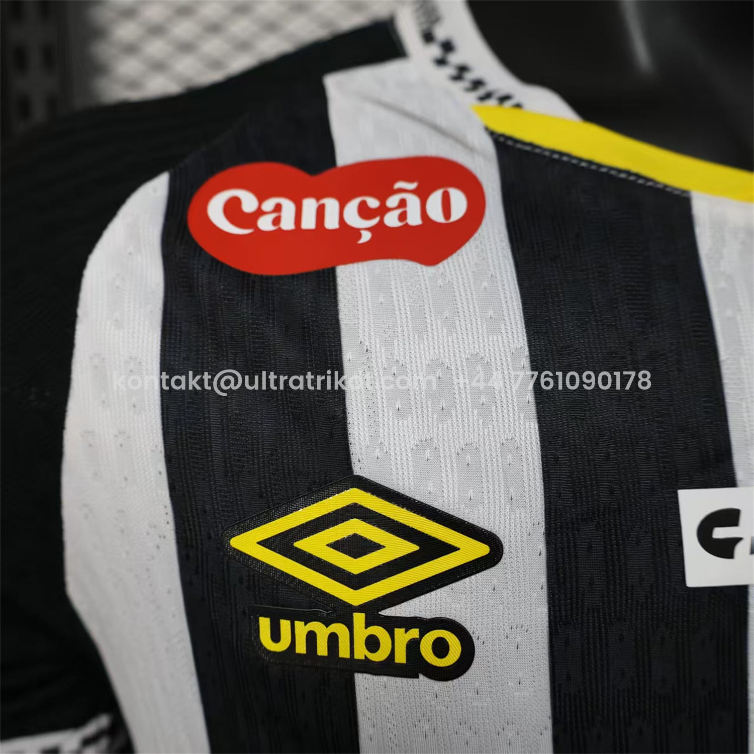 UltraTrikot-Santos 25-26 Away Jersey with Sponsors - Player Version