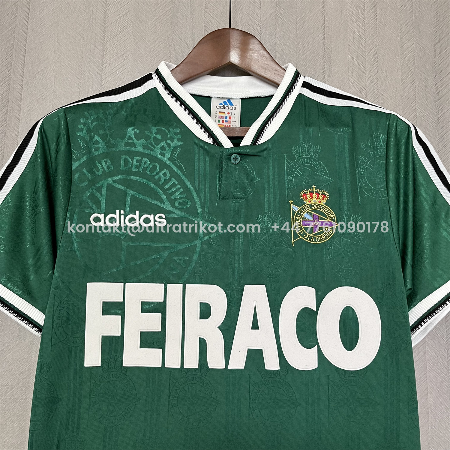 UltraTrikot-Retro Deportivo de La Coruña 1999-00 Away Jersey