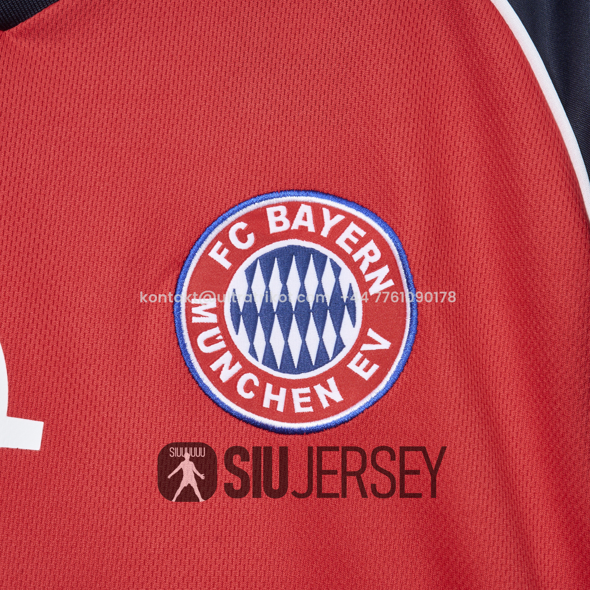UltraTrikot-Retro Bayern Munich 2000-01 Home Long Sleeve Jersey