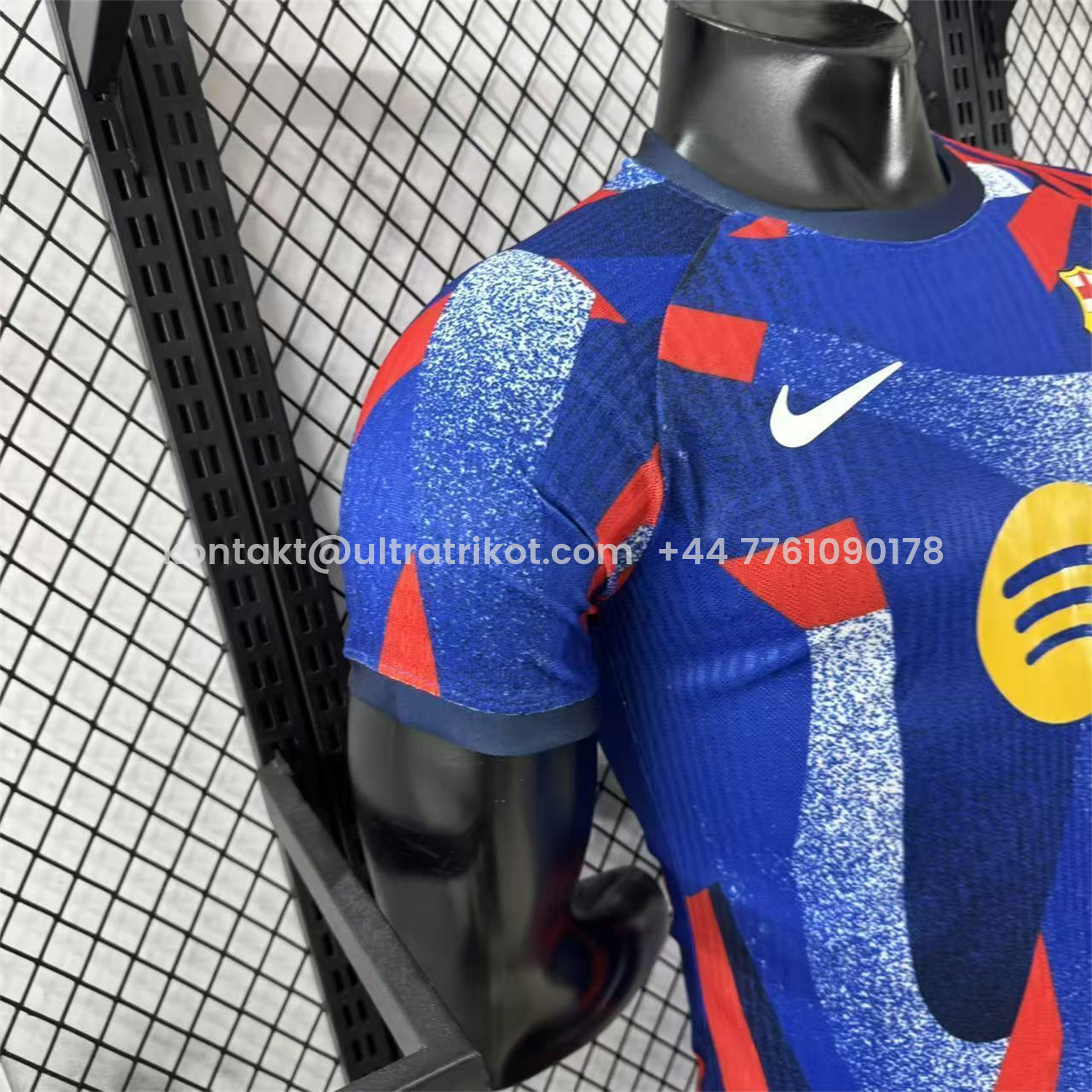 UltraTrikot-Barcelona 25-26 Blue And Red Pre-Match Jersey - Player Version