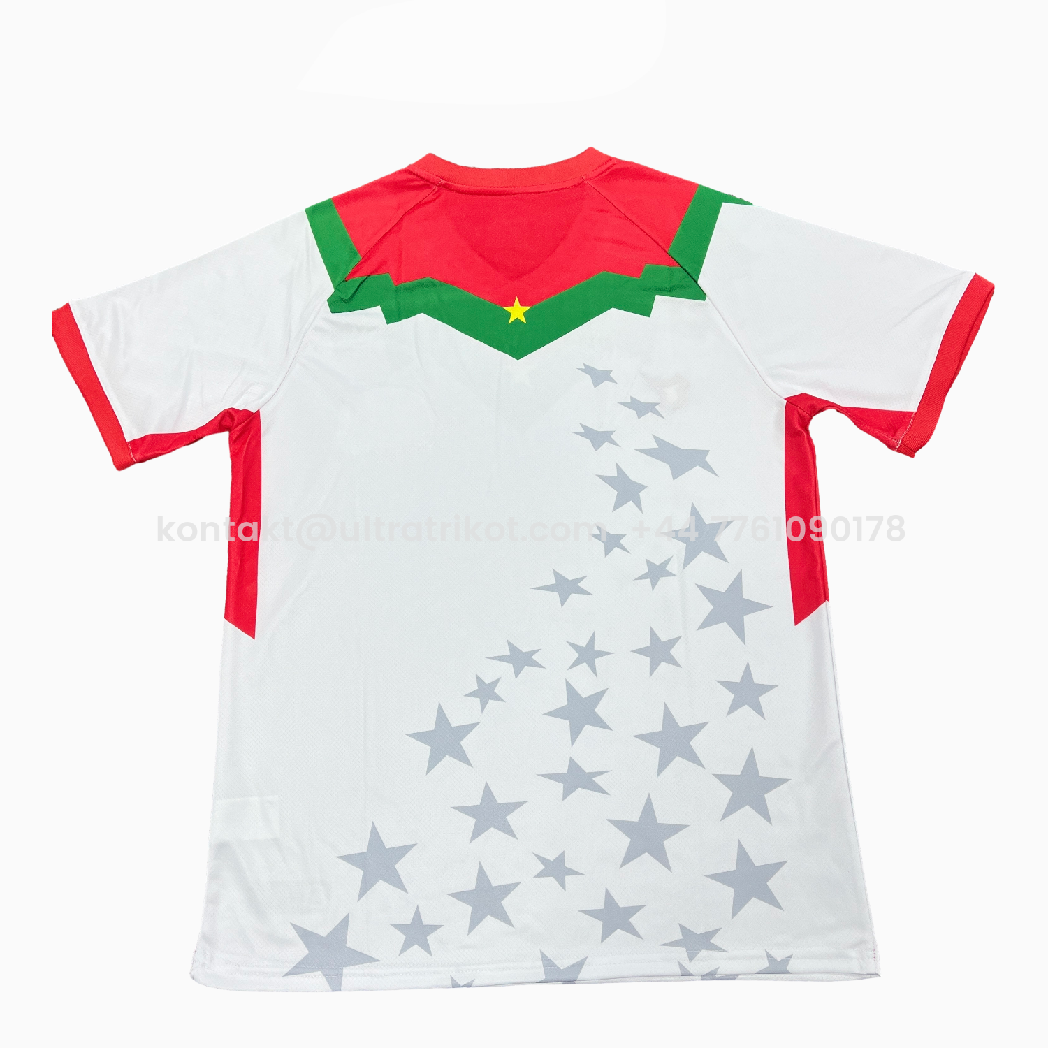UltraTrikot-Burkina Faso 2026 Away Stars White Special Jersey - Fans Version