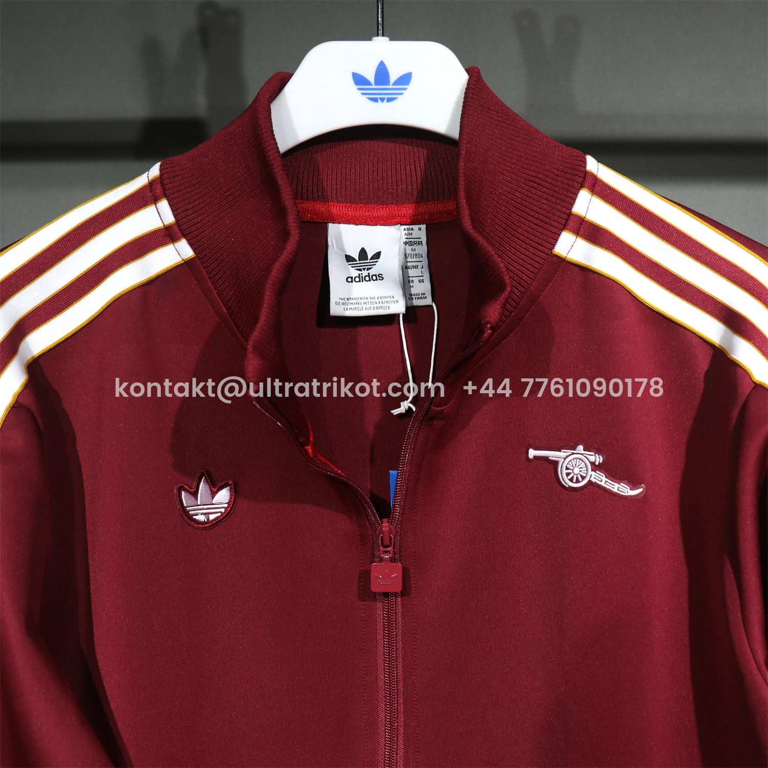 UltraTrikot-Arsenal 25-26 Jacket Training Tracksuit - Red Throwback Jackets & Red Pants