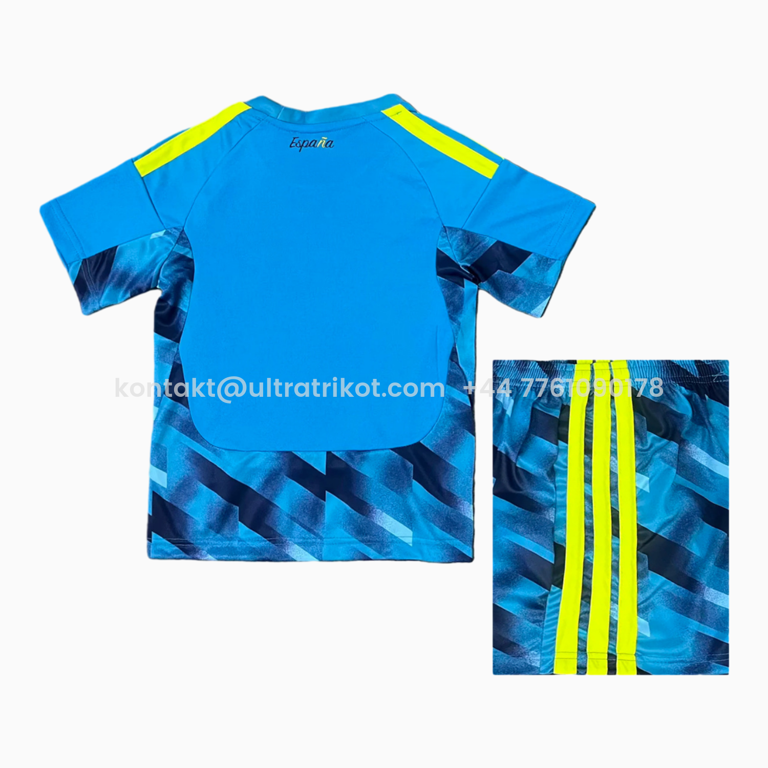 UltraTrikot-Spain 2026 Goalkeeper Blue Kids Kit