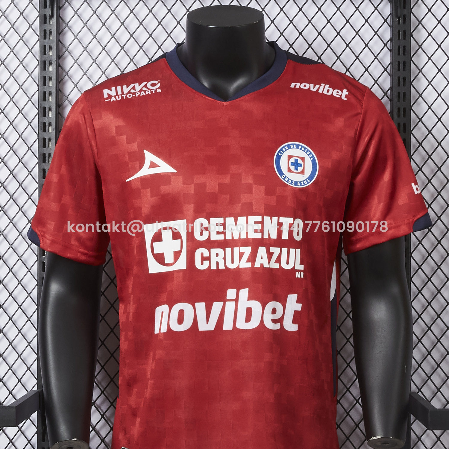 UltraTrikot-Cruz Azul 25-26 Goalkeeper Red Jersey - Player Version