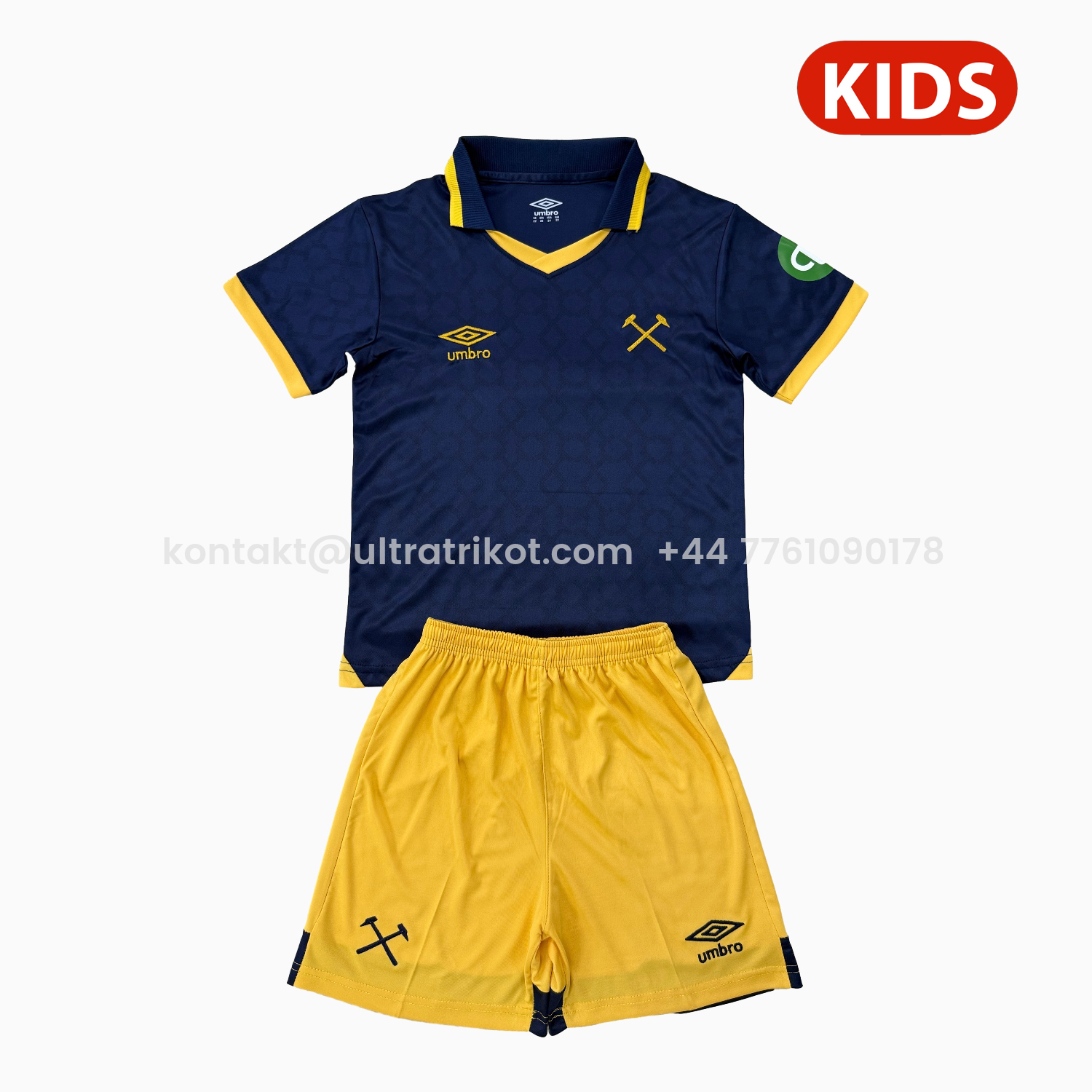 UltraTrikot-West Ham United 25-26 Third Kids Kit