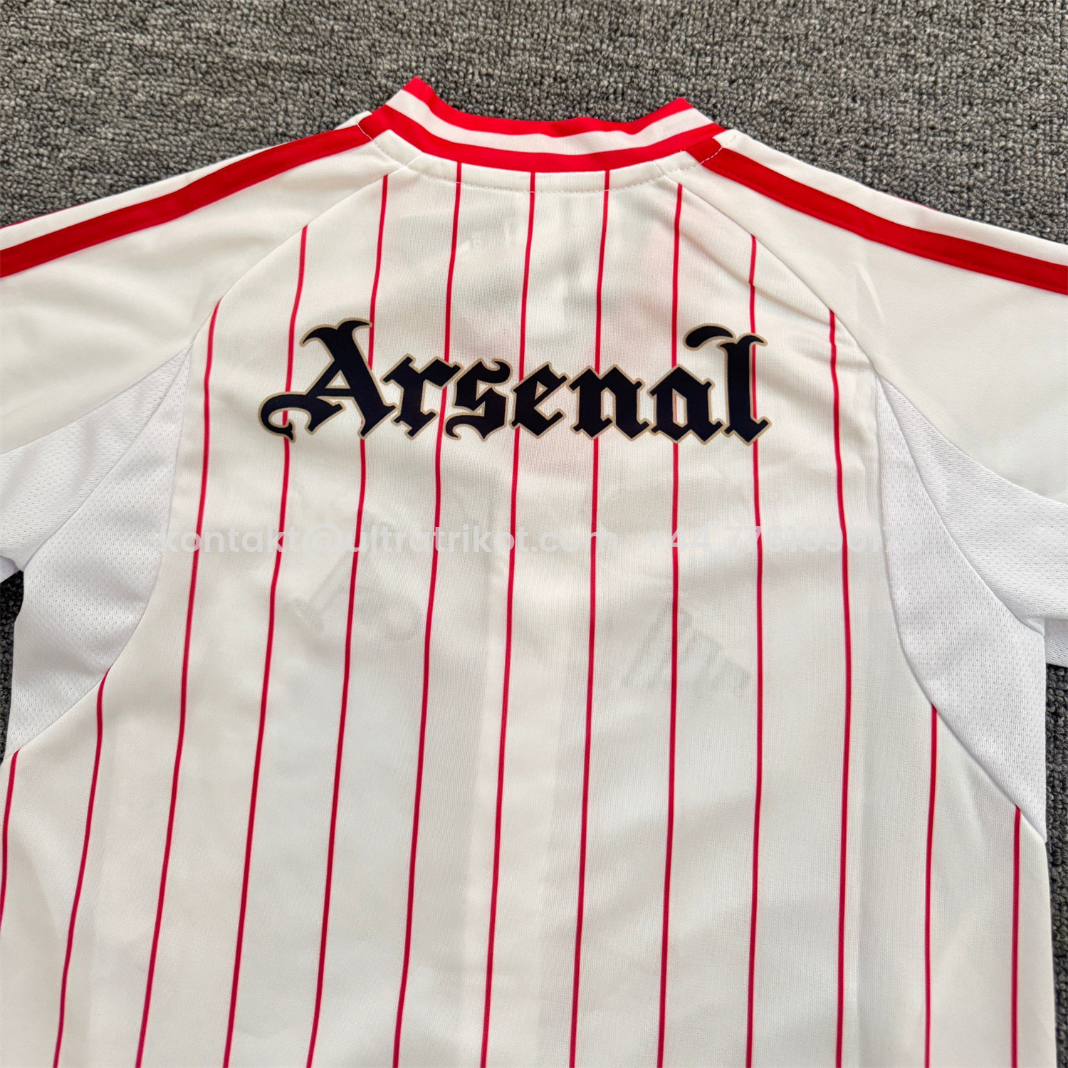 UltraTrikot-Arsenal 25-26 White Baseball Kids Kit - Player Version