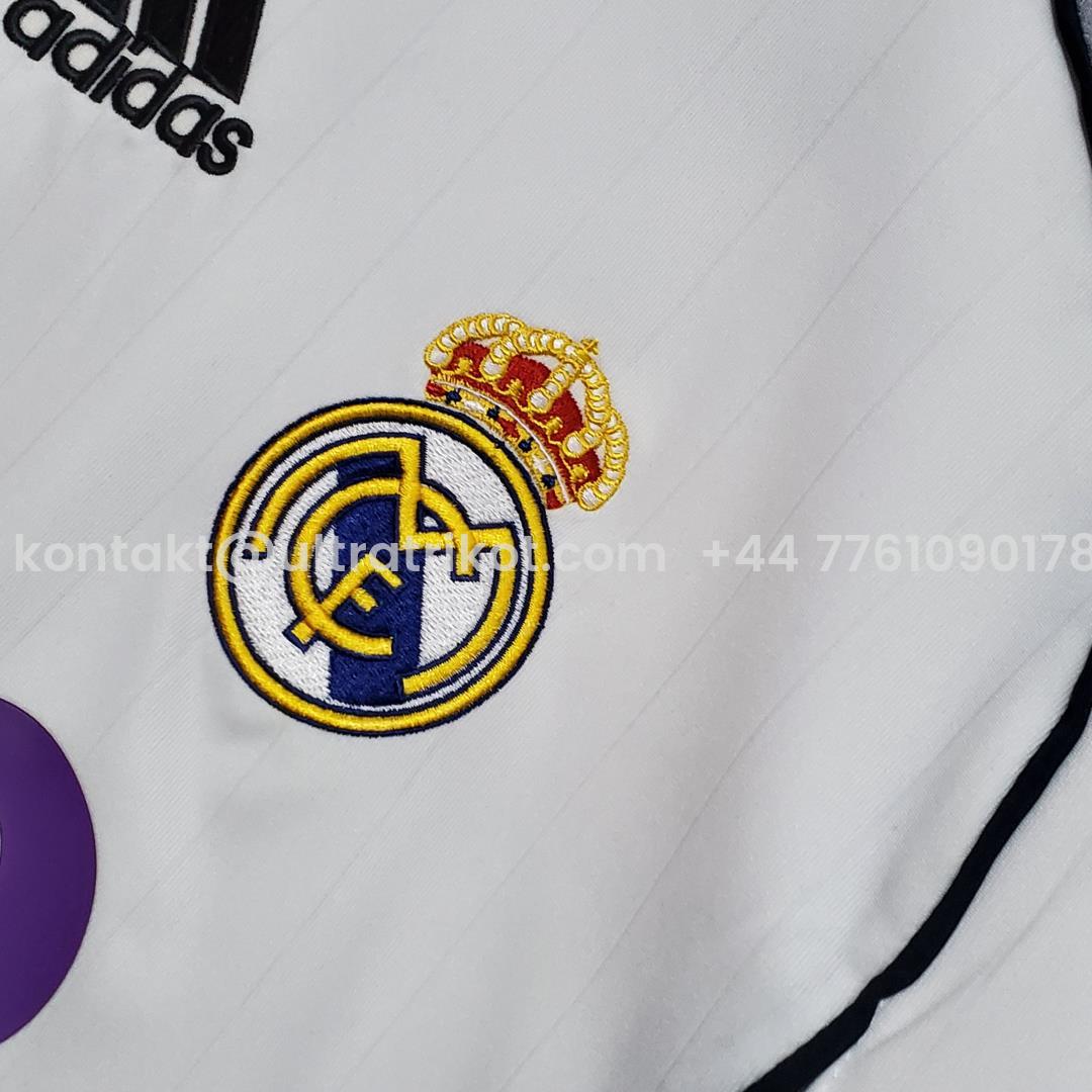 UltraTrikot-Retro Real Madrid 06-07 Home Long Sleeve Jersey