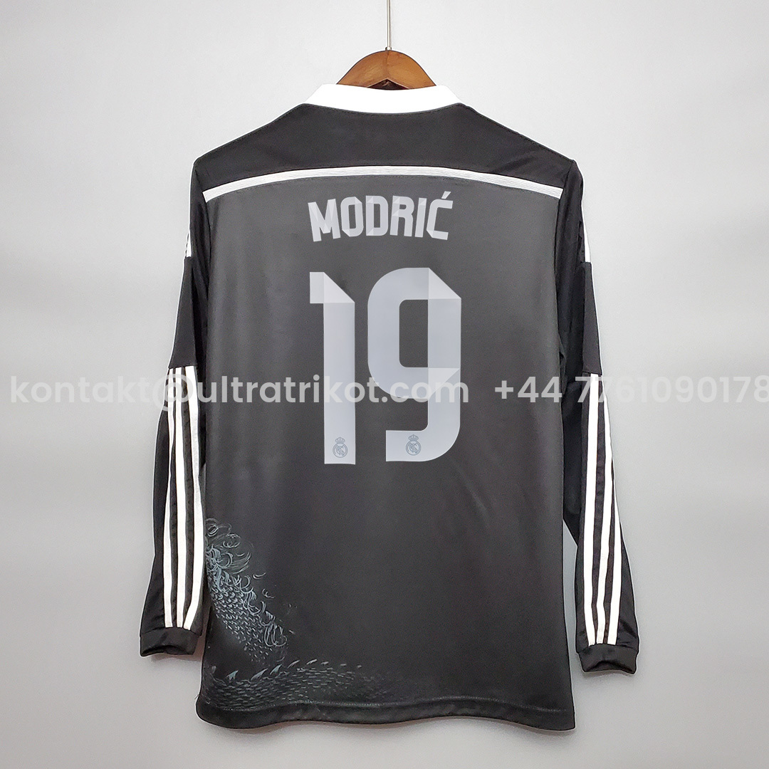 UltraTrikot-Retro Real Madrid 14-15 Third Away Long Sleeve Jersey