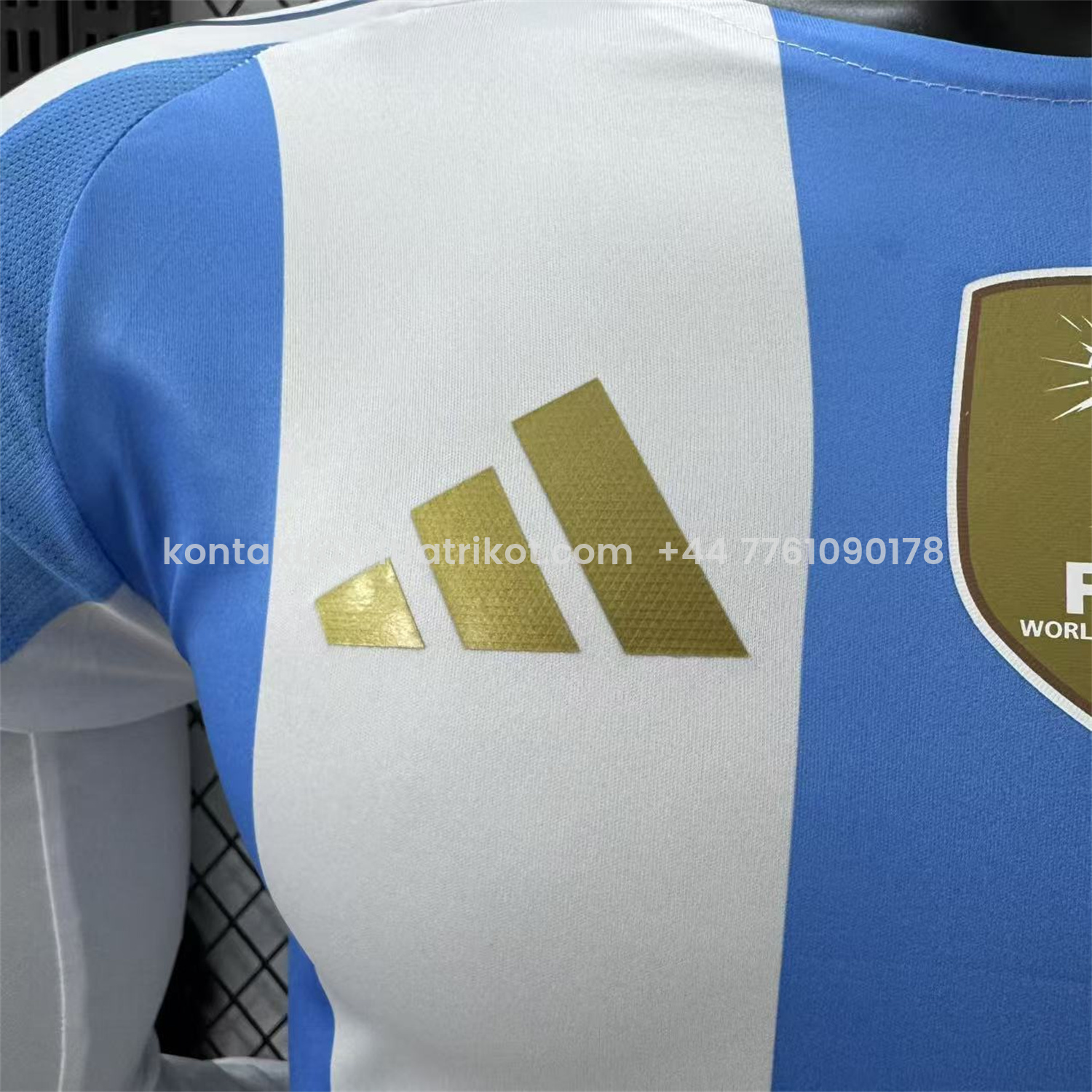 UltraTrikot-Argentina 2024 Home Long Sleeves Jersey - Player Version