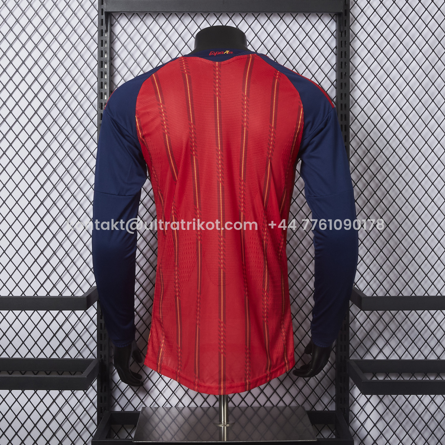 UltraTrikot-Spain 2026 Home Long Sleeves Jersey - Player Version