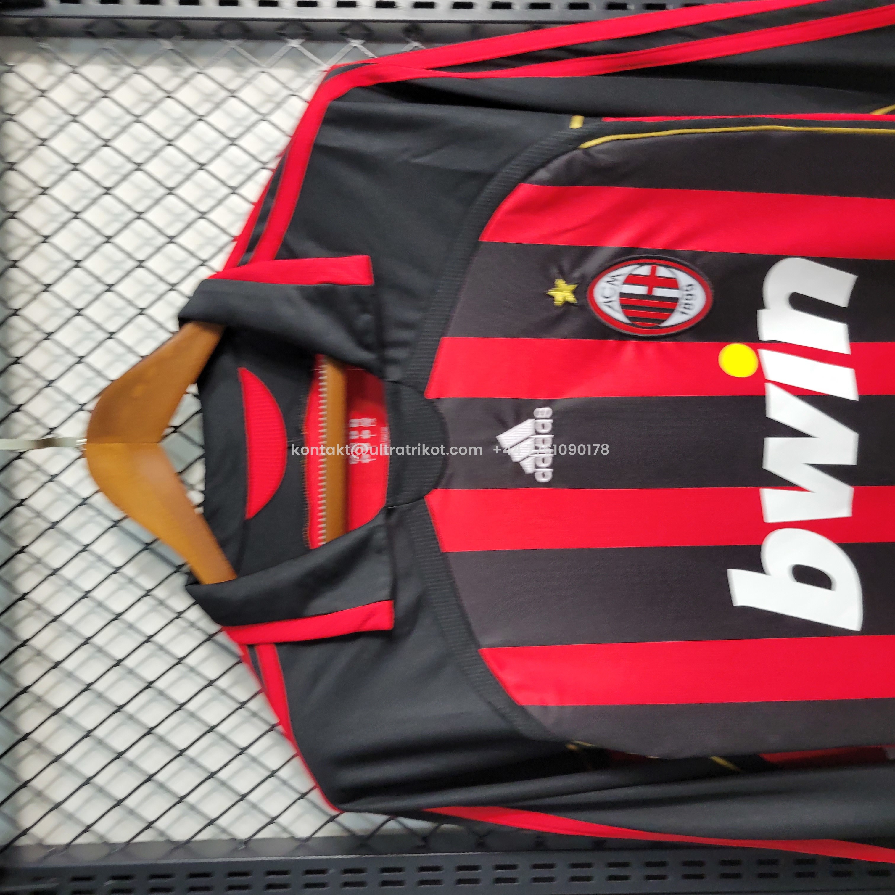 UltraTrikot-Retro AC Milan 06-07 Home Stadium Long Sleeve Jersey