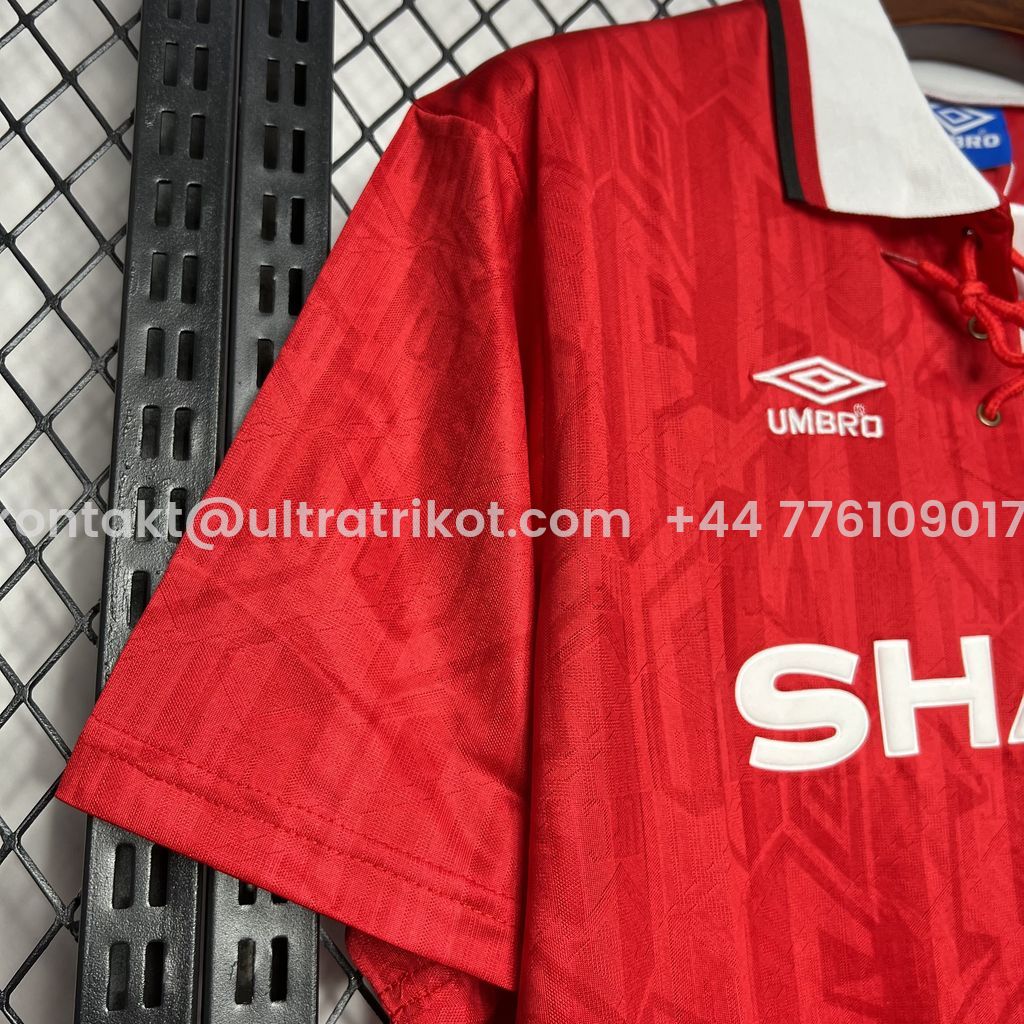 UltraTrikot-Retro Manchester United 92-94 Home Jersey