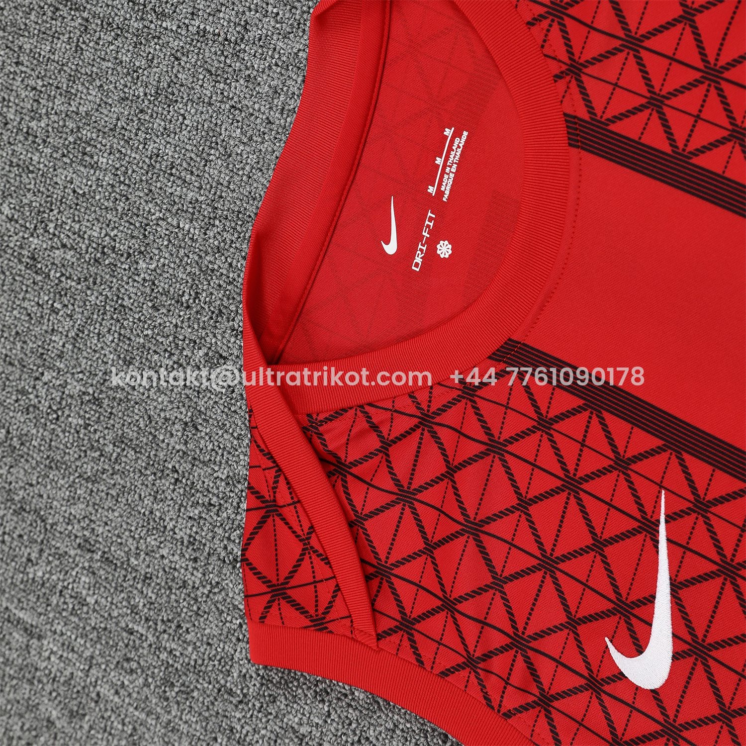 UltraTrikot-Paris Saint-Germain PSG 25-26 Vest Training Set - Red Vest & Deep Blue Shorts