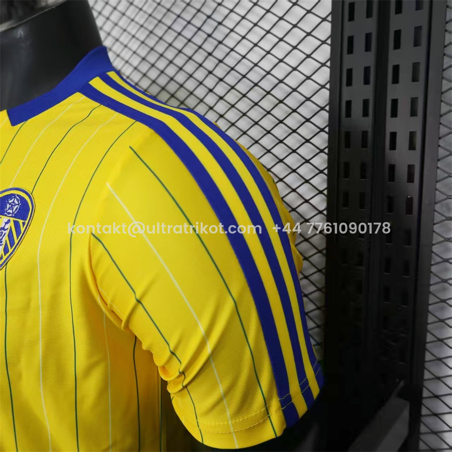 UltraTrikot-Leeds United 25-26 Icon Travel Special Edition Yellow Jersey - Player Version