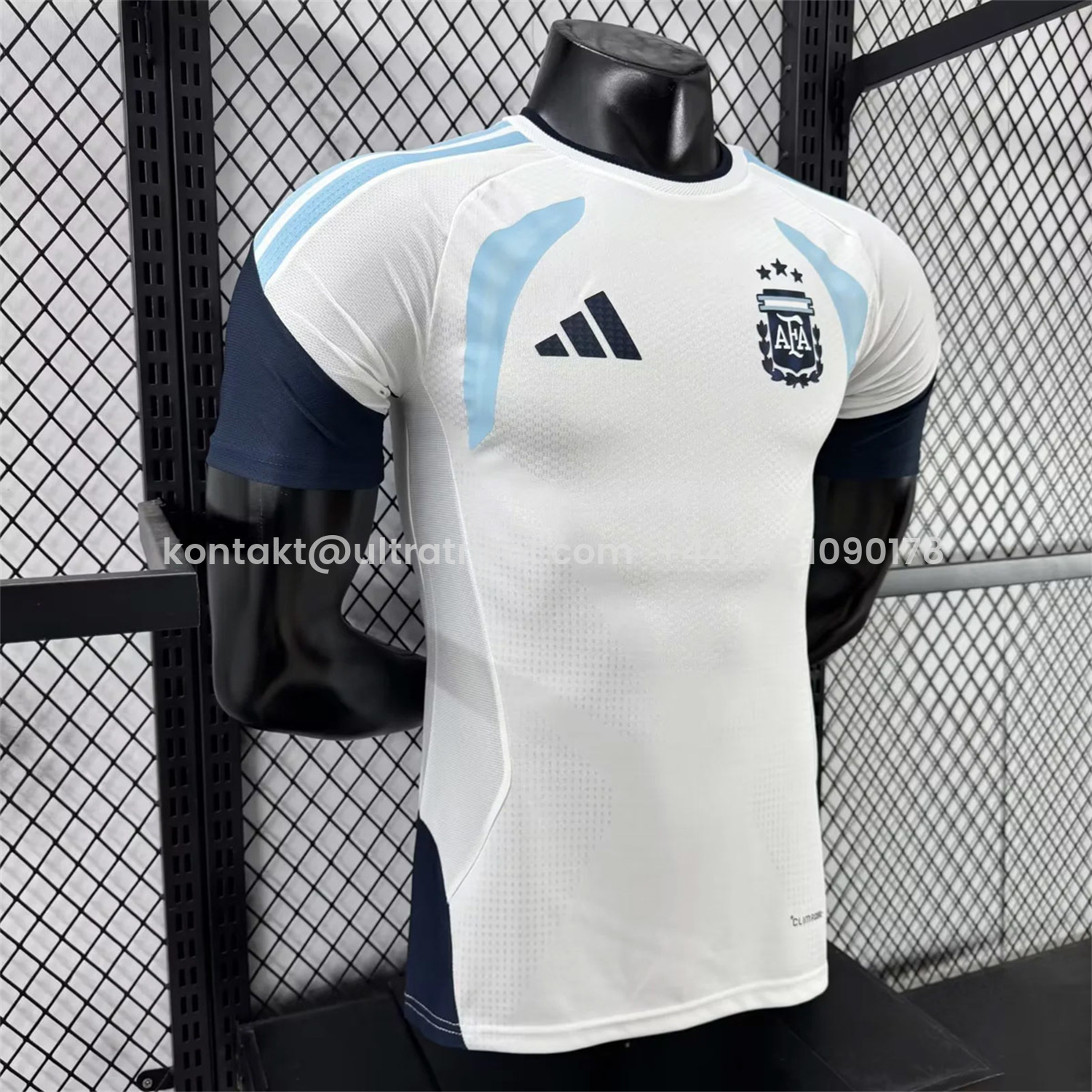 UltraTrikot-Argentina 2026 White Pre-Match Training Jersey - Player Version