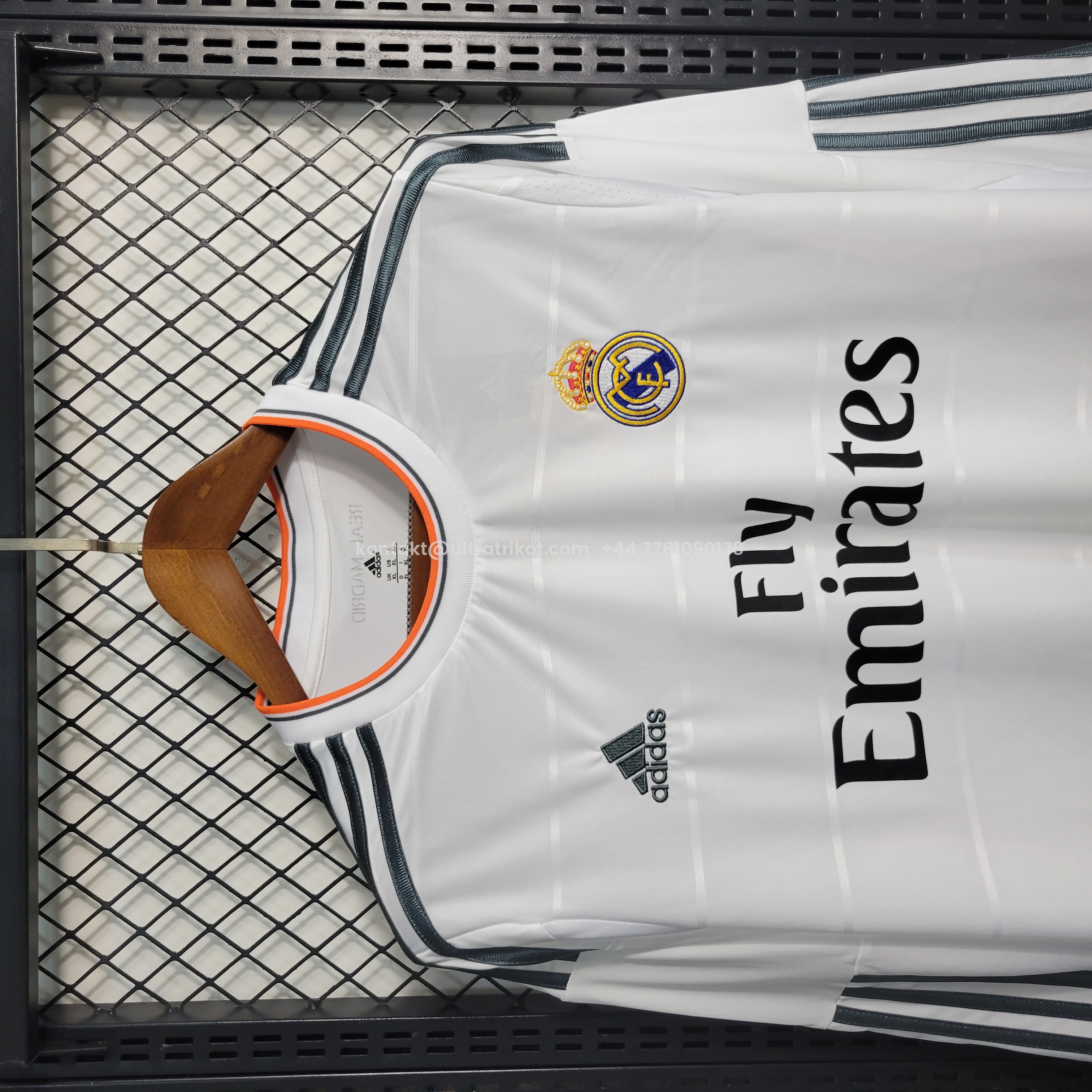 UltraTrikot-Retro Real Madrid 13-14 Home Stadium Long Sleeve Jersey
