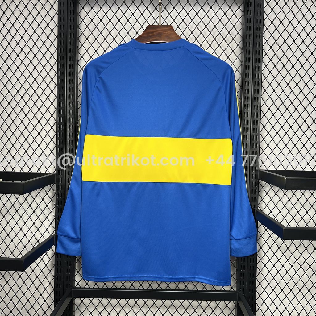 UltraTrikot-Retro Boca Juniors 1981-82 Home Long Sleeve Jersey
