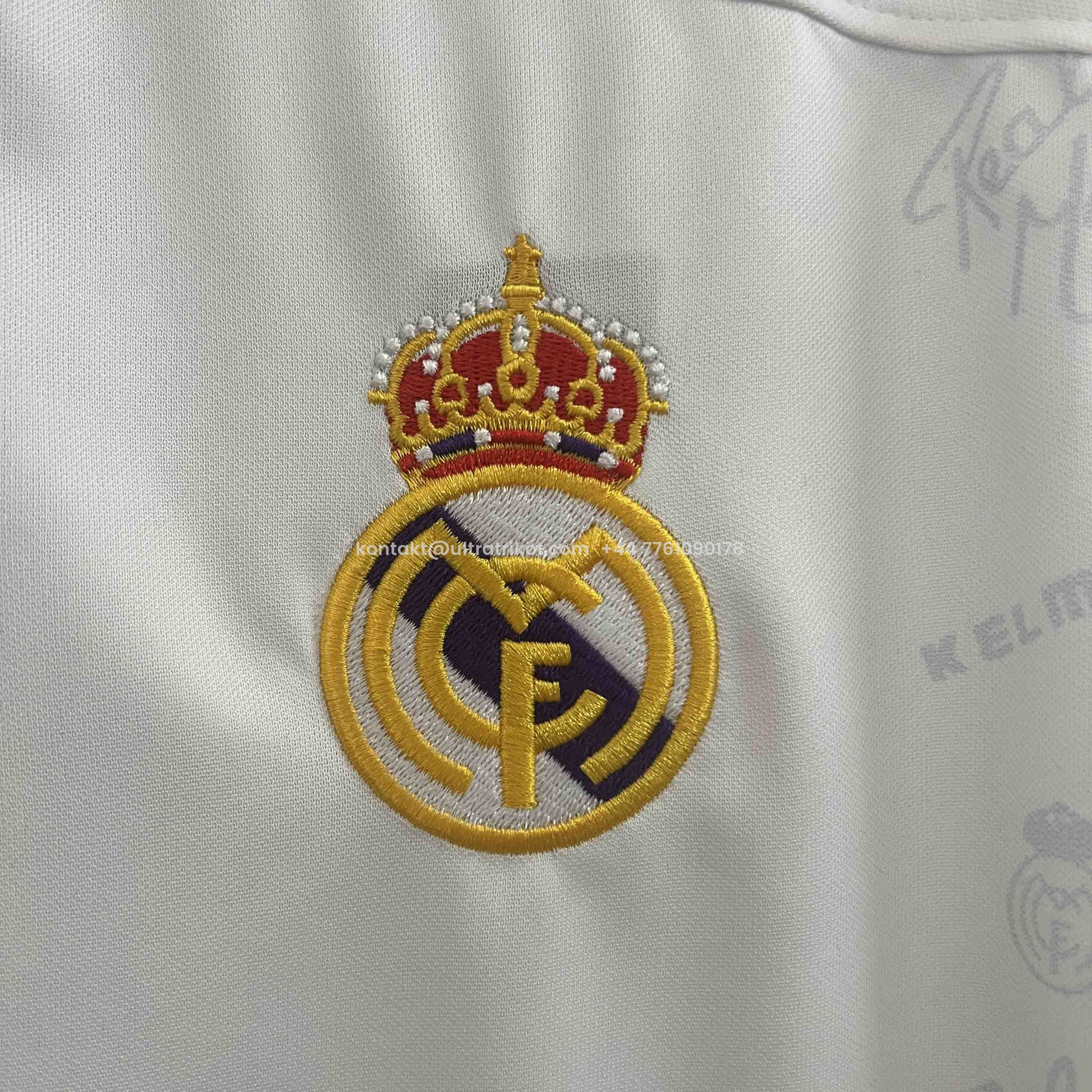 UltraTrikot-Retro Real Madrid 1994-96 Home Long Sleeve Jersey