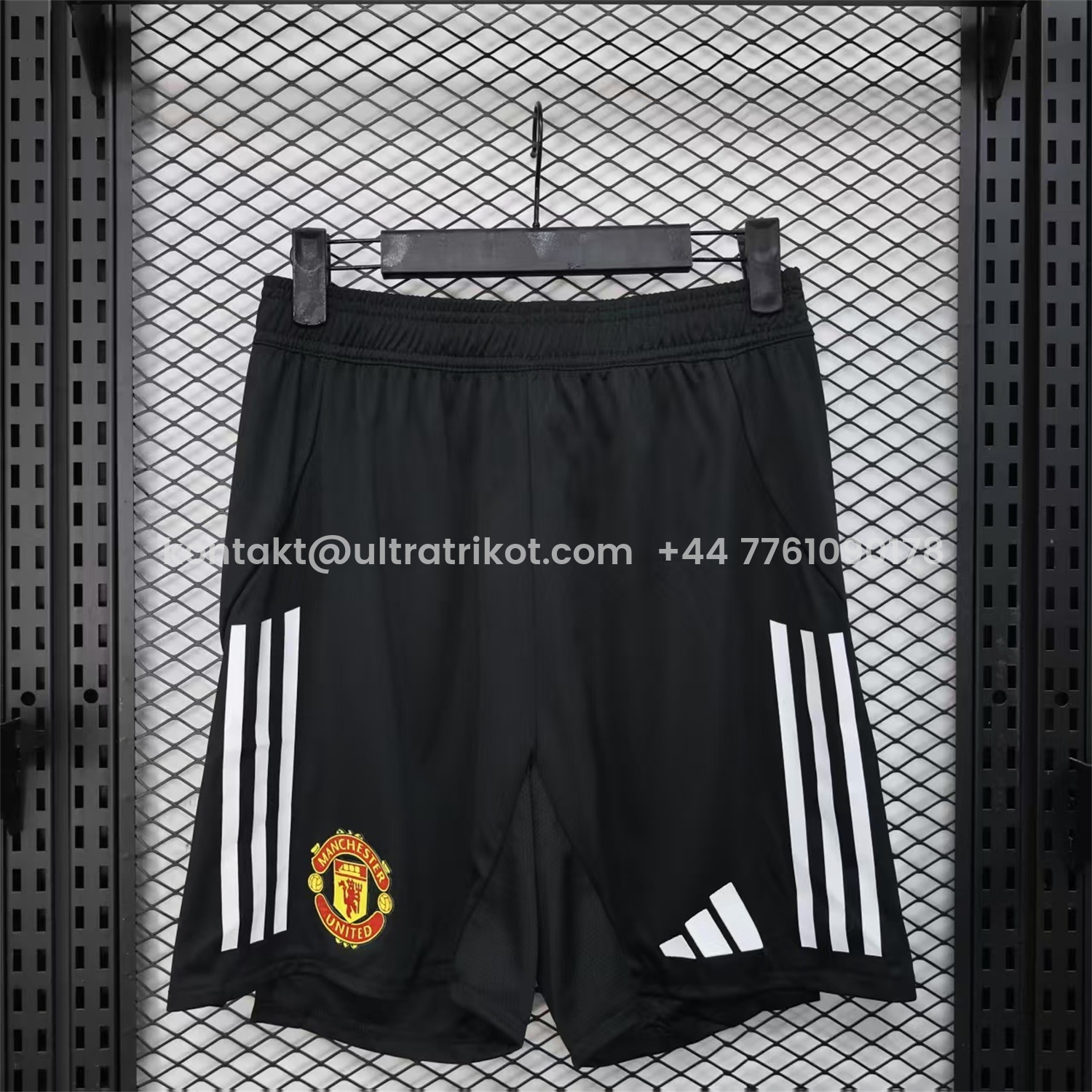UltraTrikot-Manchester United 25-26 Home Black Shorts - Player Version