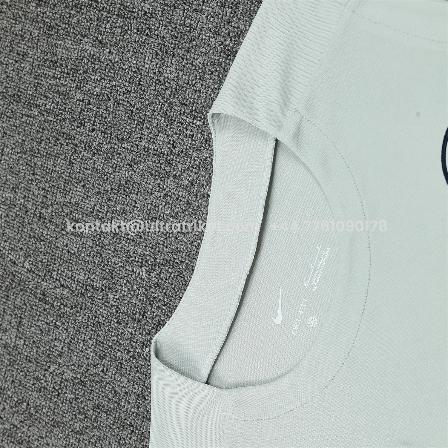 UltraTrikot-Inter Milan 25-26 Vest Training Set - White Vest & Blue Shorts