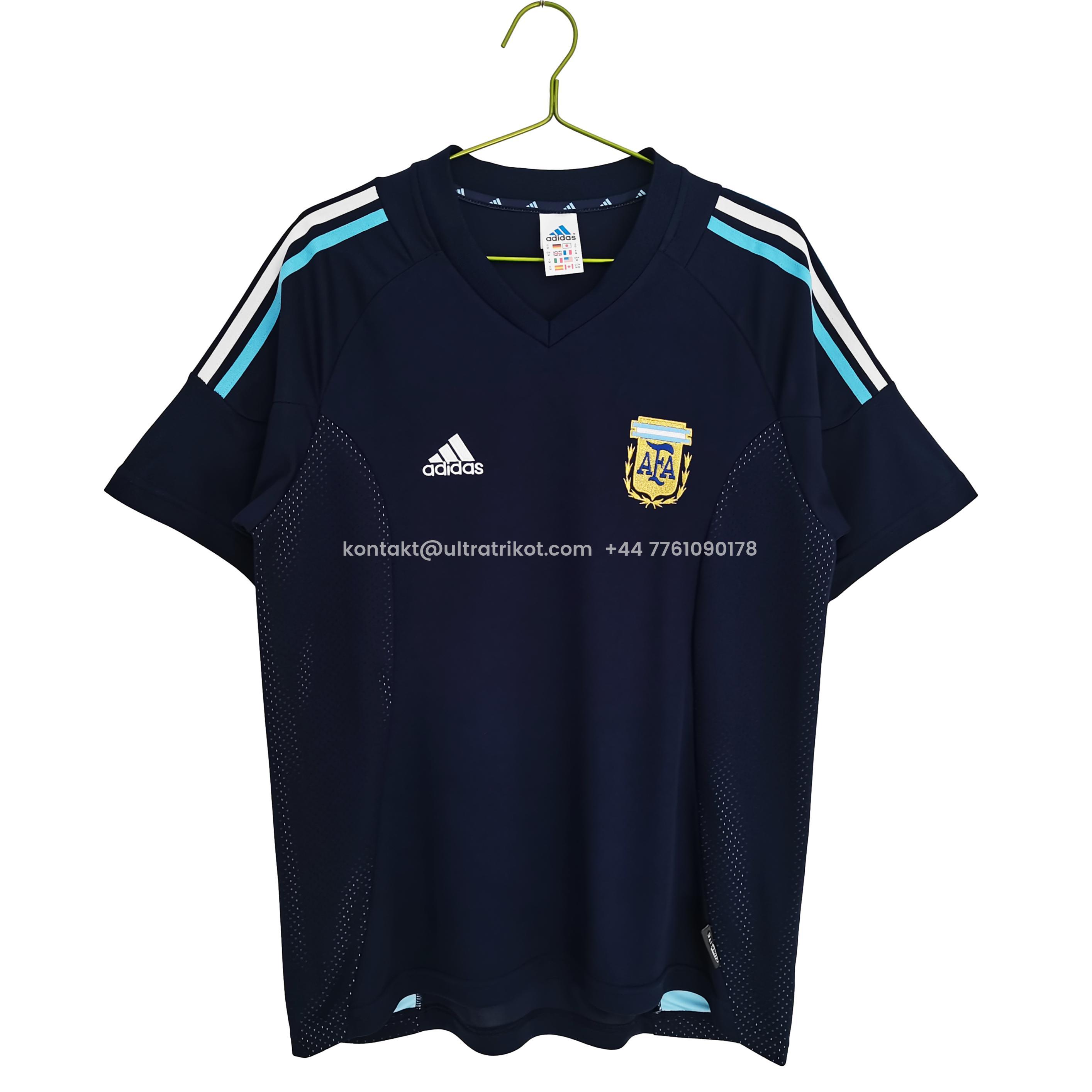 UltraTrikot-Retro Argentina 2002 Away Stadium Jersey
