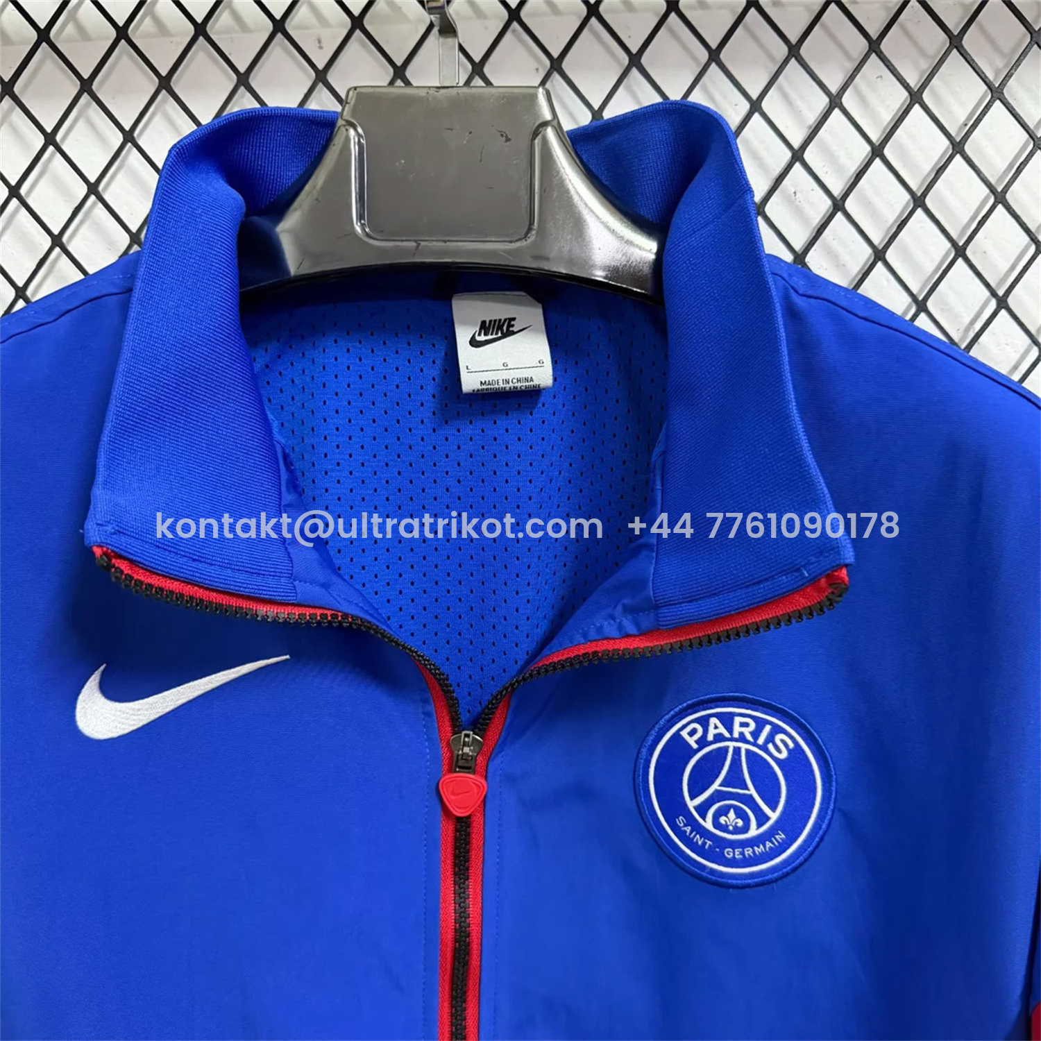 UltraTrikot-Paris Saint-Germain PSG 25-26 Windbreaker Jacket - Blue