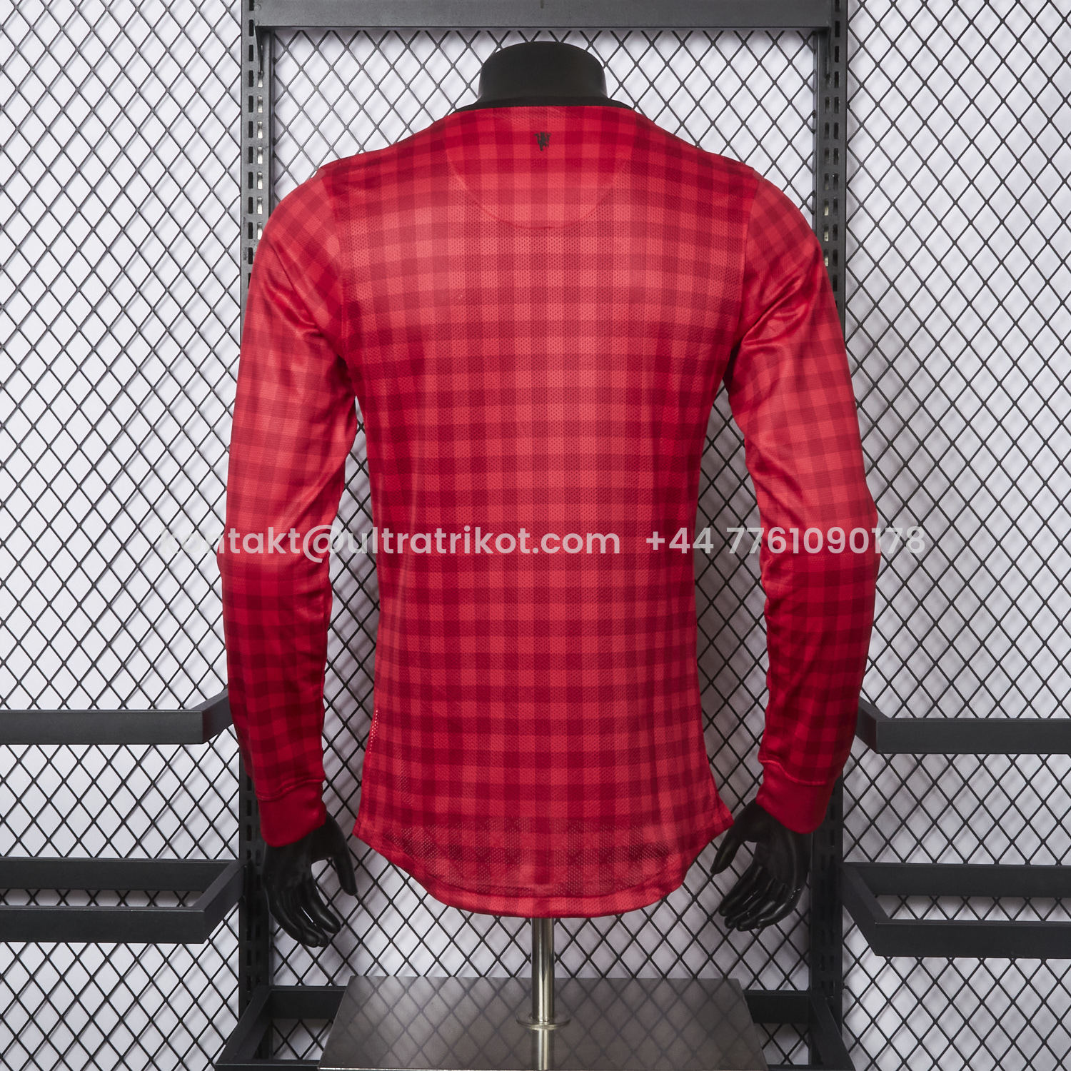 UltraTrikot-Retro Manchester United 2012-13 Home Long Sleeve Jersey - Player Version
