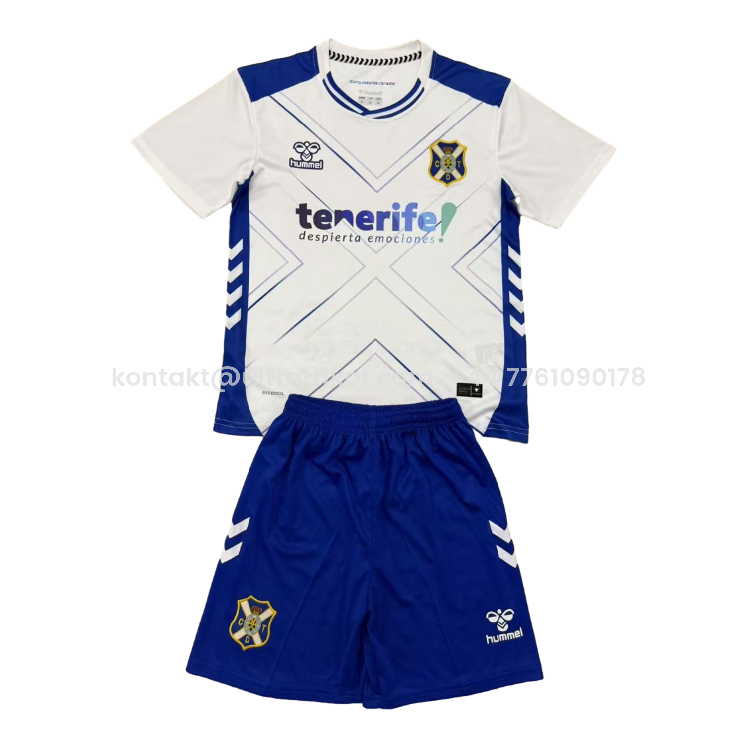 UltraTrikot-Tenerife 25-26 Home Men's Adult Jersey Set - Fans Version