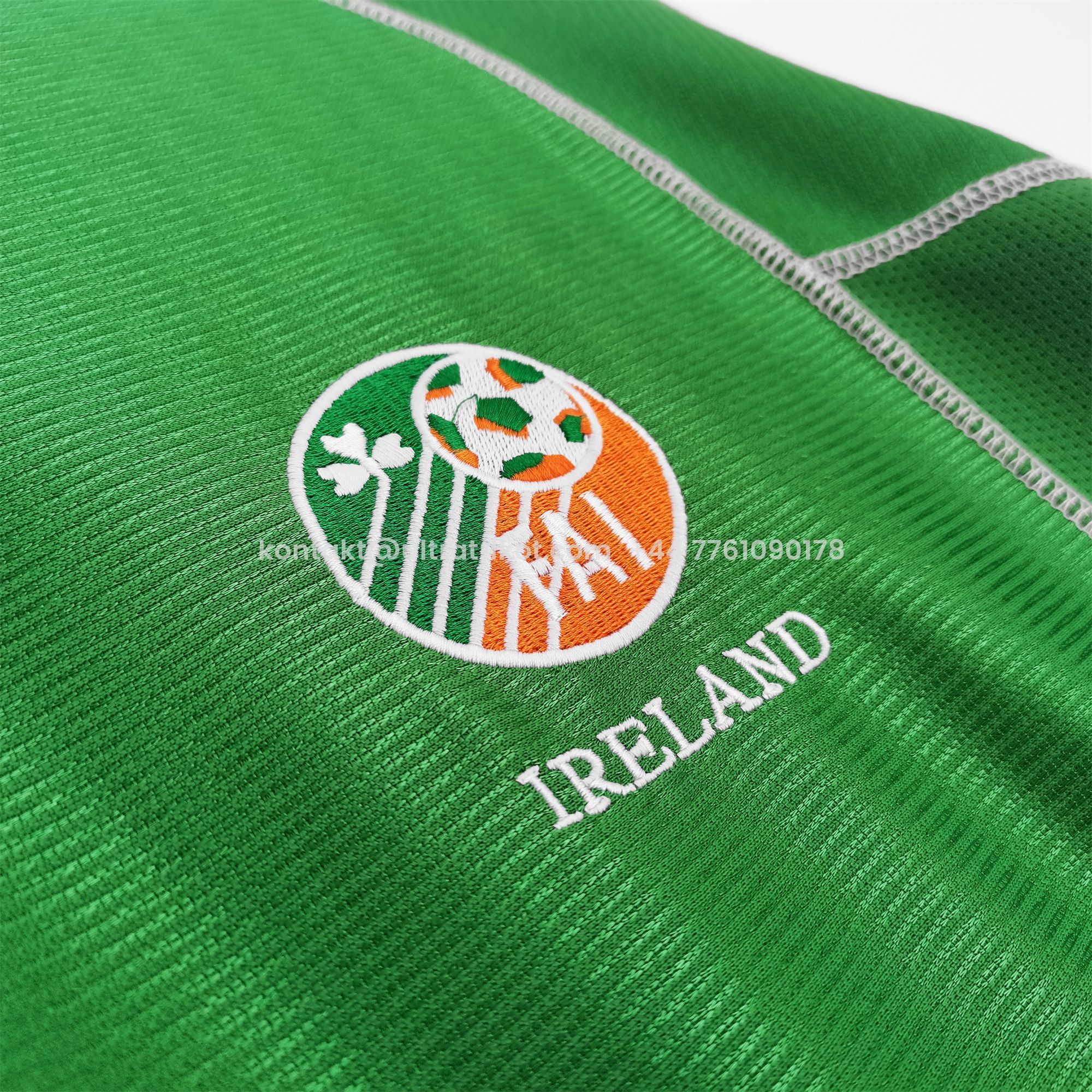 UltraTrikot-Retro Ireland 2002 Home Stadium Jersey