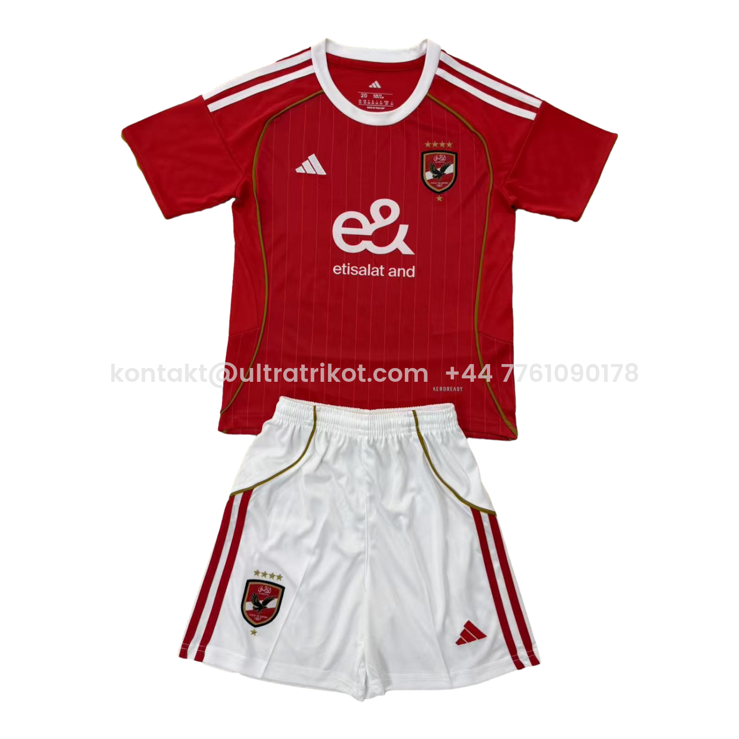 UltraTrikot-Al Ahly SC 25-26 Home Men's Adult Jersey Set - Fans Version
