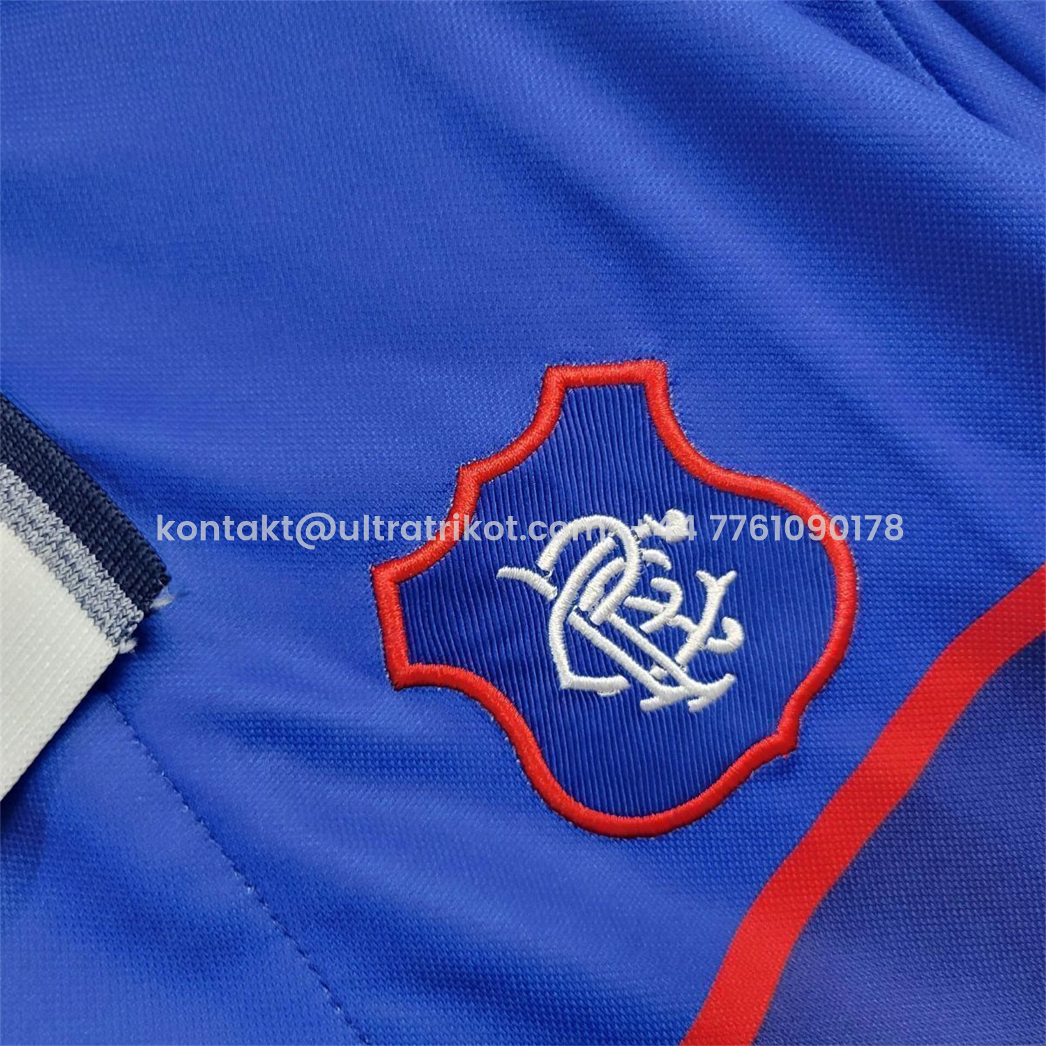 UltraTrikot-Retro Glasgow Rangers 1997-99 Home Jersey