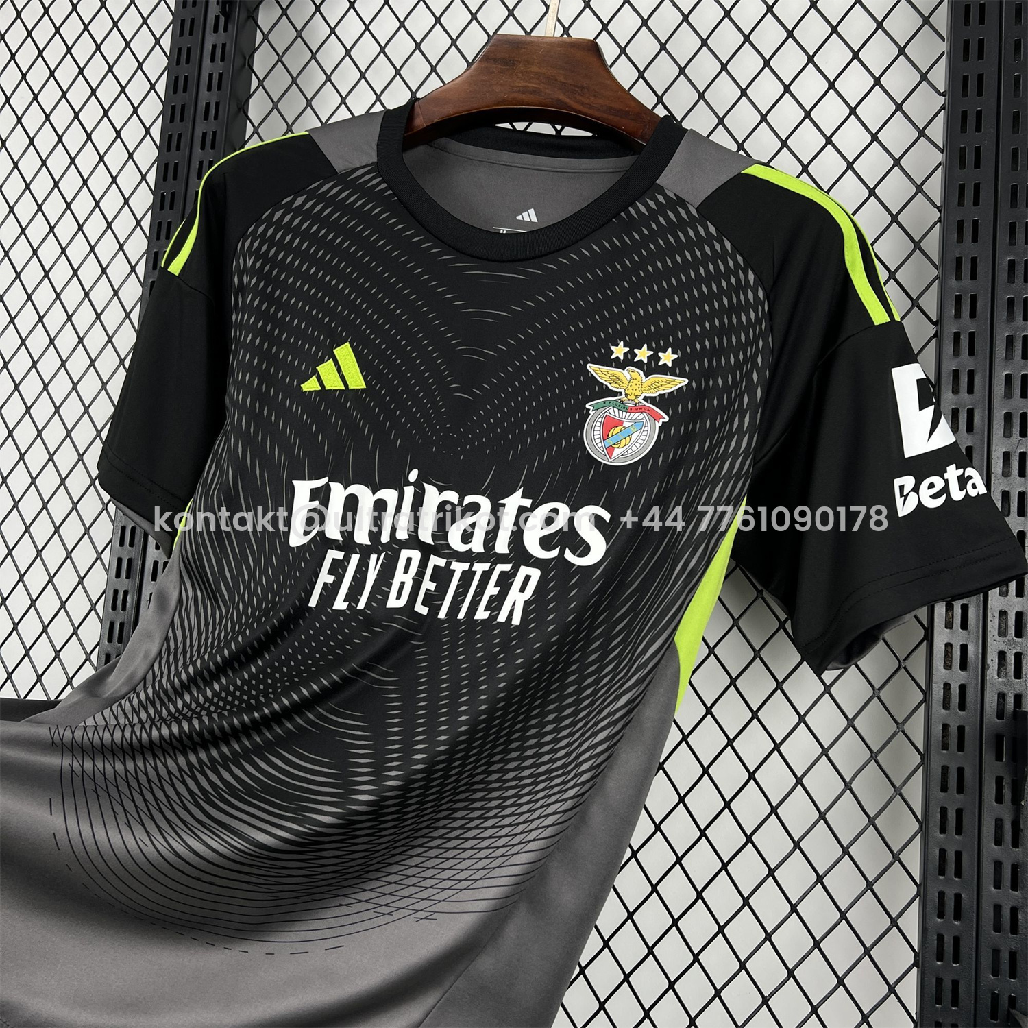 UltraTrikot-Benfica 25-26 Black Goalkeeper Jersey - Fans Version