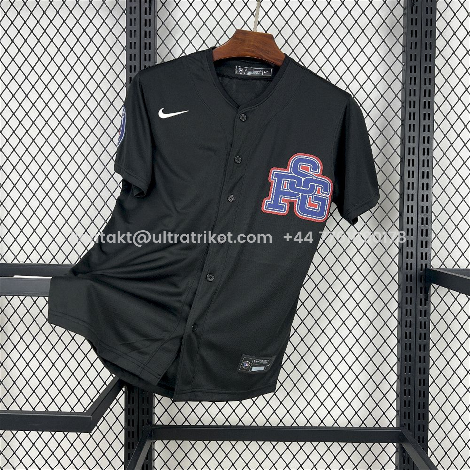 UltraTrikot-Paris Saint-Germain PSG 25-26 Black Limited Baseball Jersey