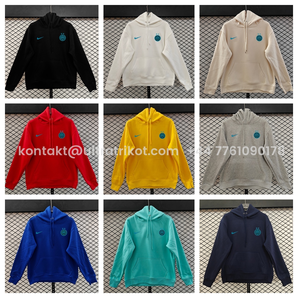 UltraTrikot-Inter Milan 25-26 Third Blue Icon Unisex Pullover Hoodie