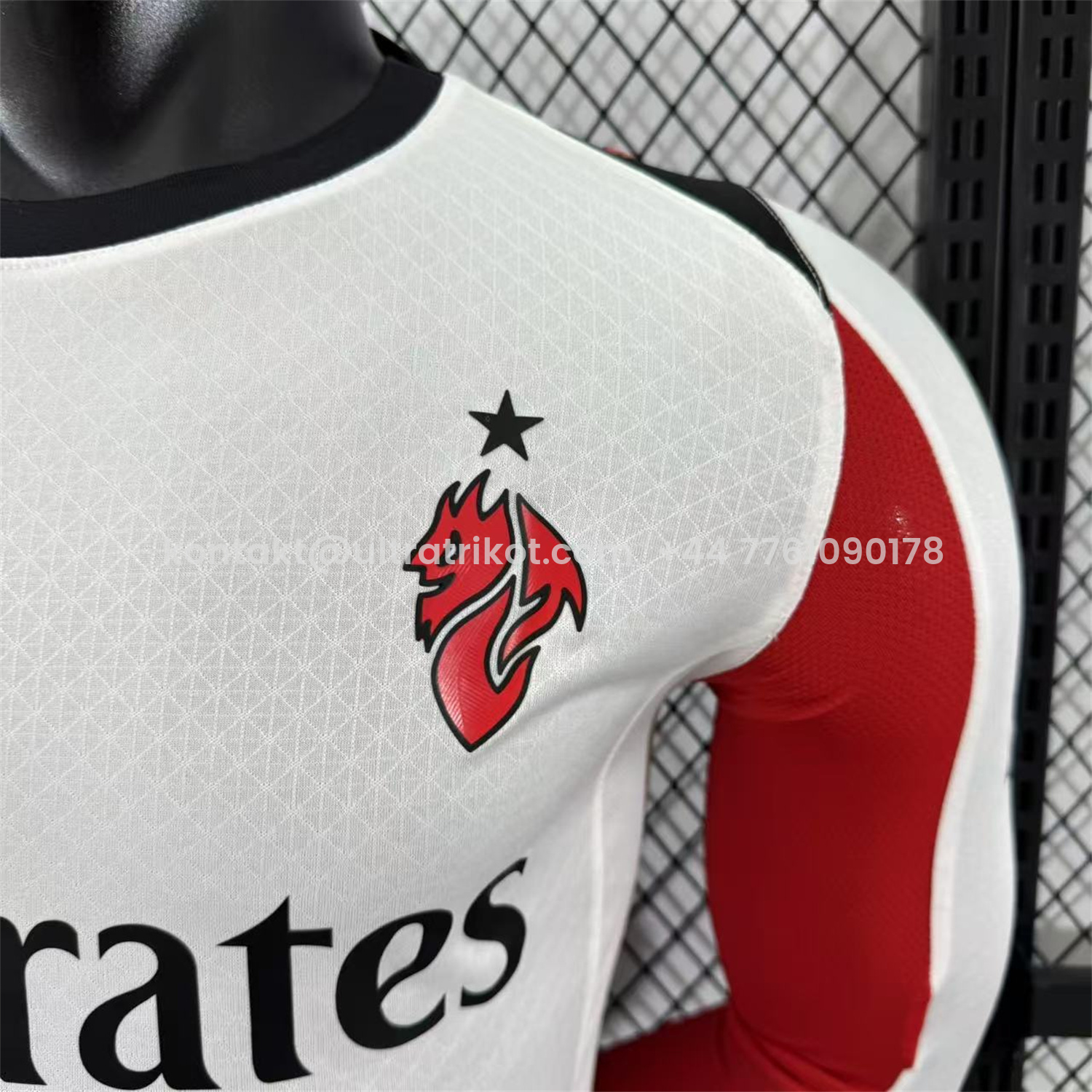 UltraTrikot-AC Milan 25-26 Away White Long Sleeves Jersey - Player Version