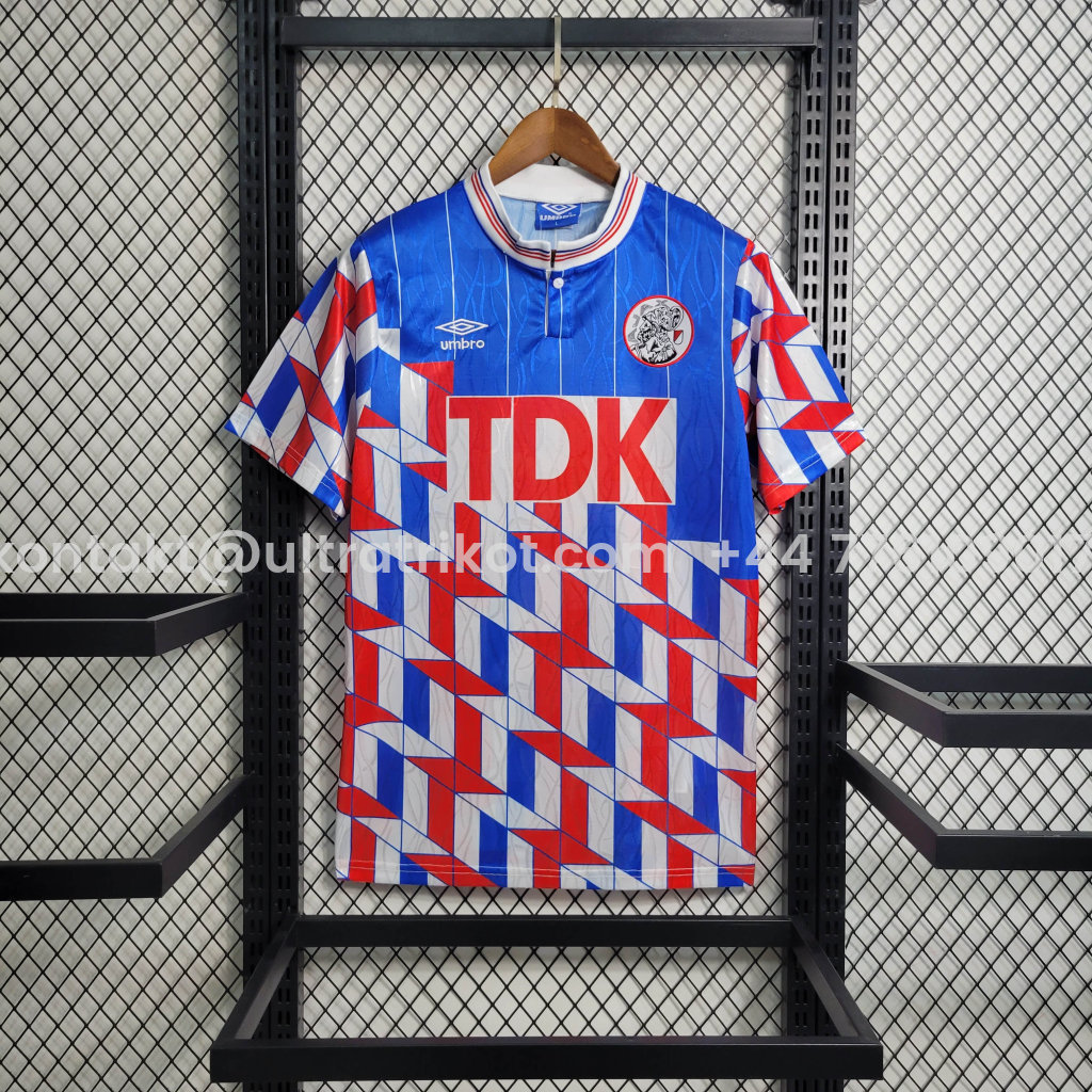 UltraTrikot-Retro Ajax 1990 Away Stadium Jersey