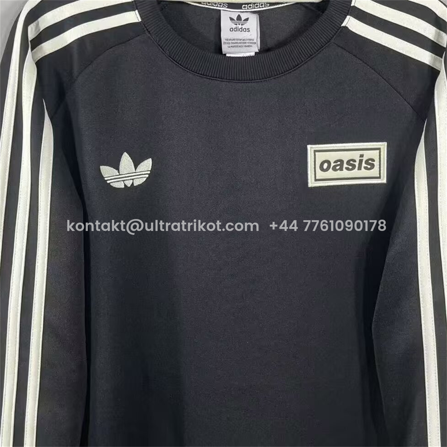UltraTrikot-Adidas 25-26 Oasis Originals Tour Black Long Sleeves Jersey - Fans Version