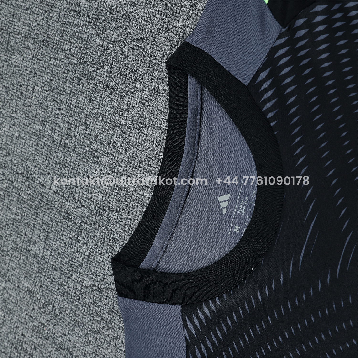 UltraTrikot-Real Madrid 25-26 Long-Sleeve Training Set - Deep Gray Top & Gray Shorts