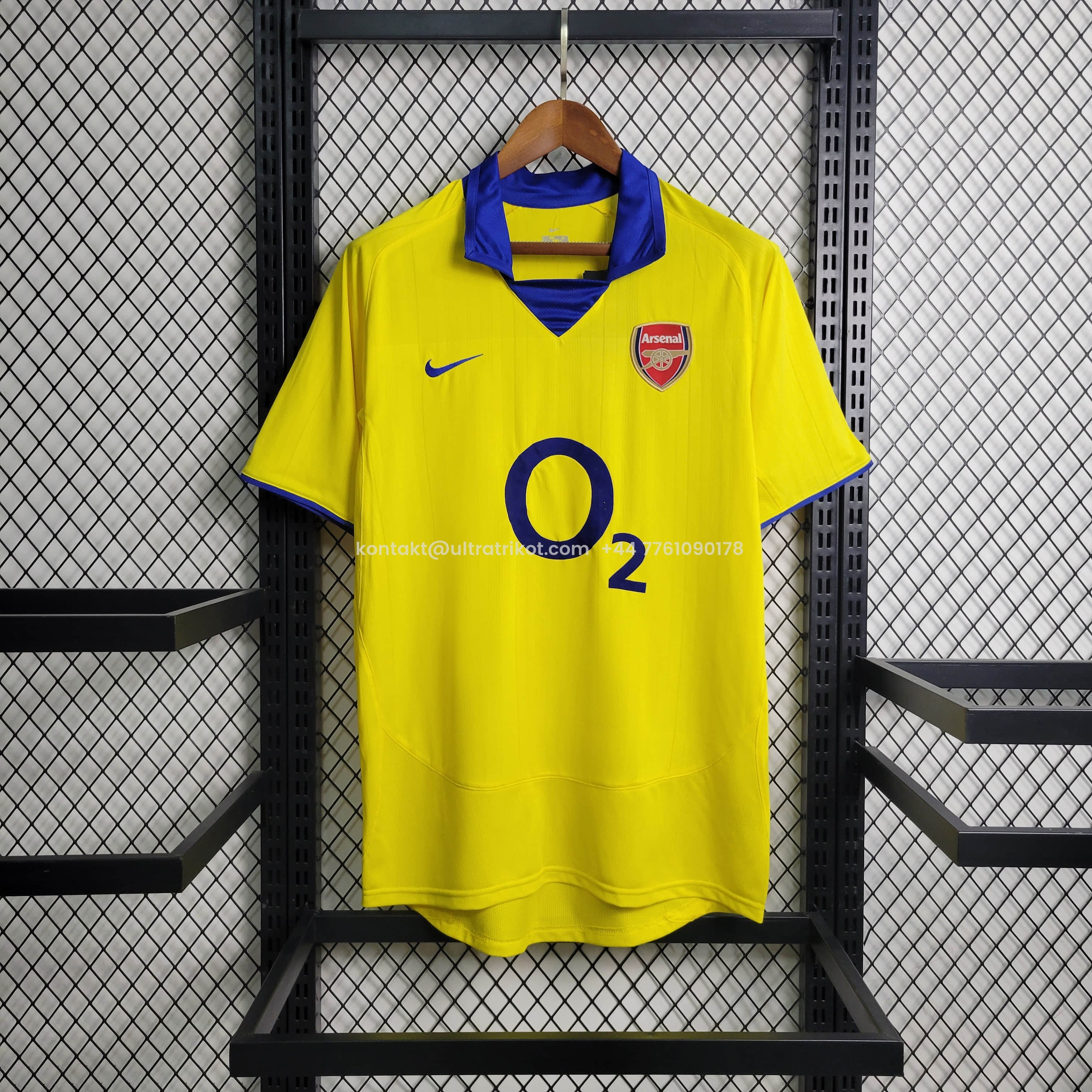 UltraTrikot-Retro Arsenal 2003-05 Away Stadium Jersey