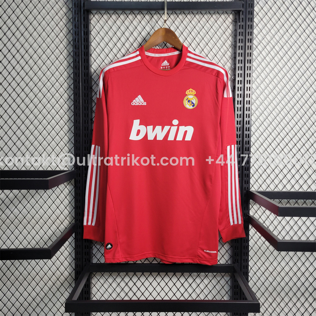 UltraTrikot-Retro Real Madrid 11-12 Third Away Long Sleeve Jersey