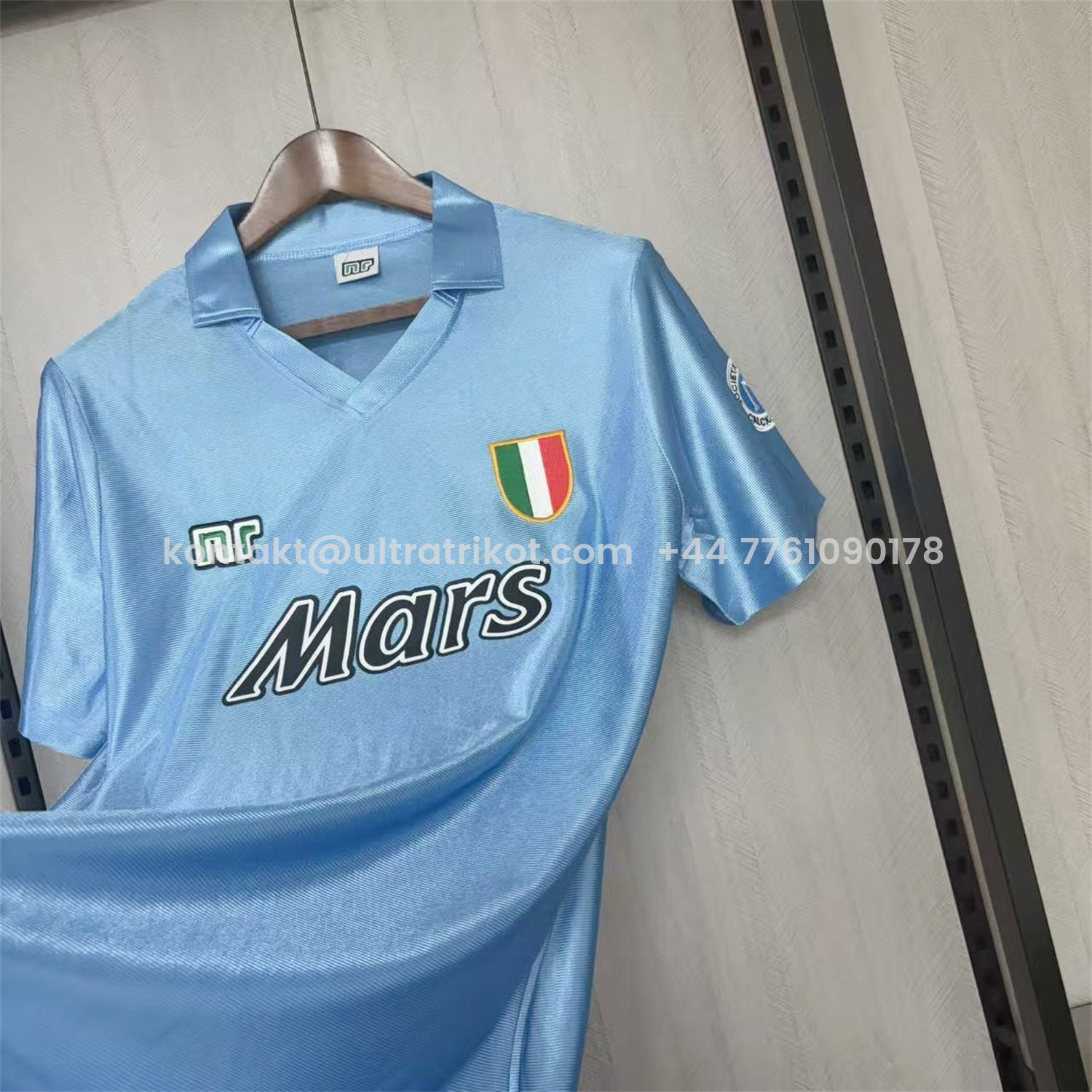 UltraTrikot-Retro Napoli 1990-91 Home Blue Jersey