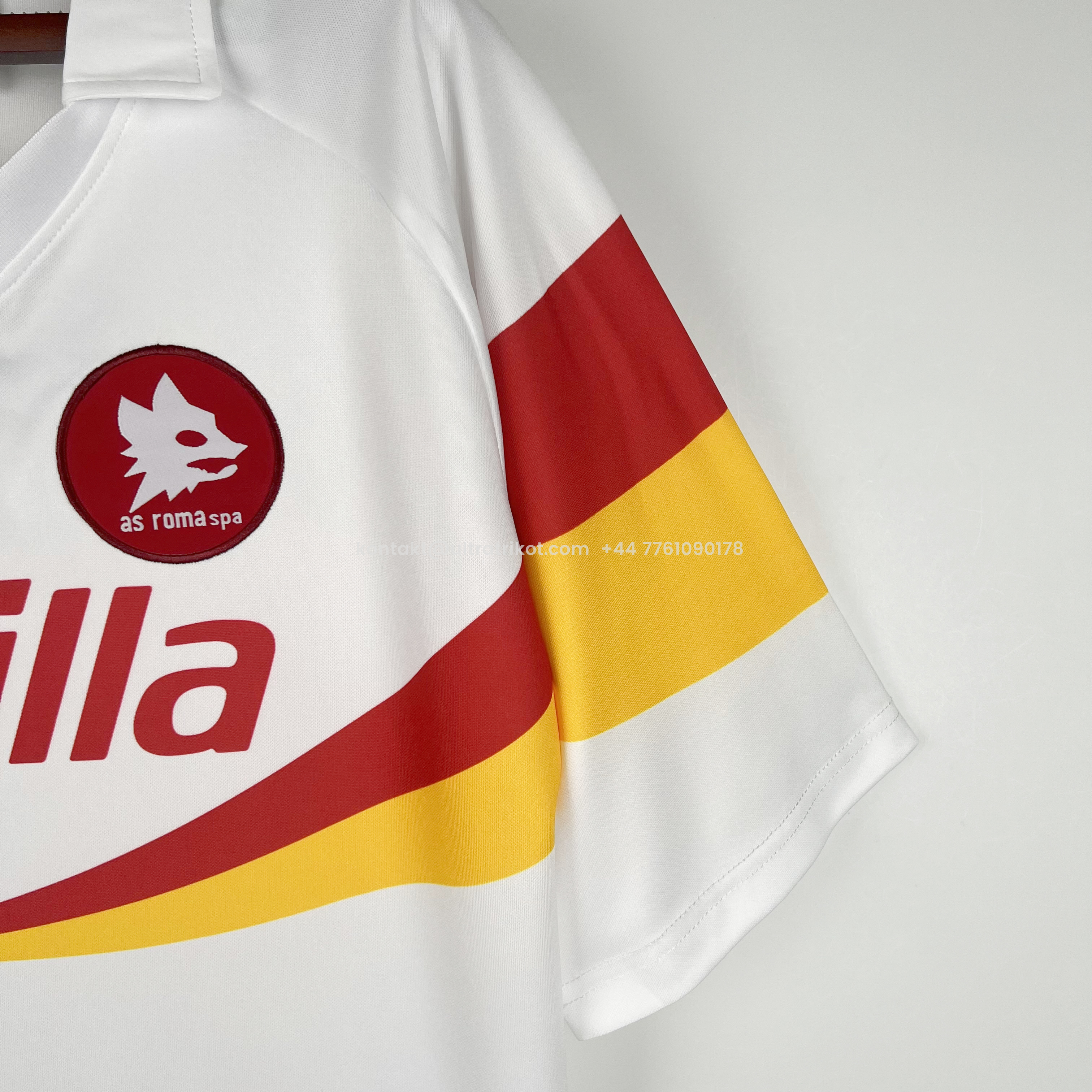 UltraTrikot-Retro Roma 1990-91 Away Stadium Jersey