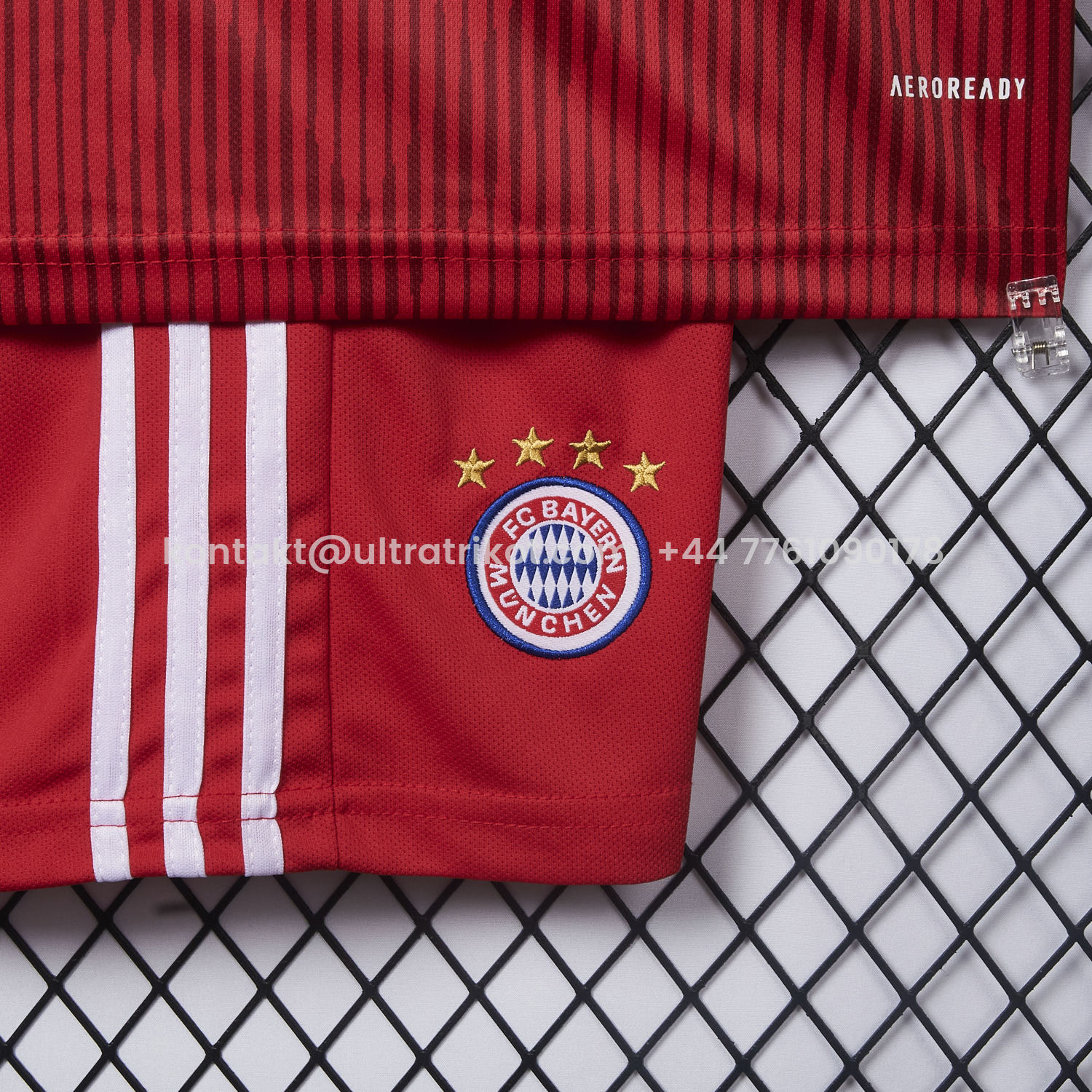 UltraTrikot-Retro Bayern Munich 2018-19 Home Men's Adult Jersey Set - Fans Version