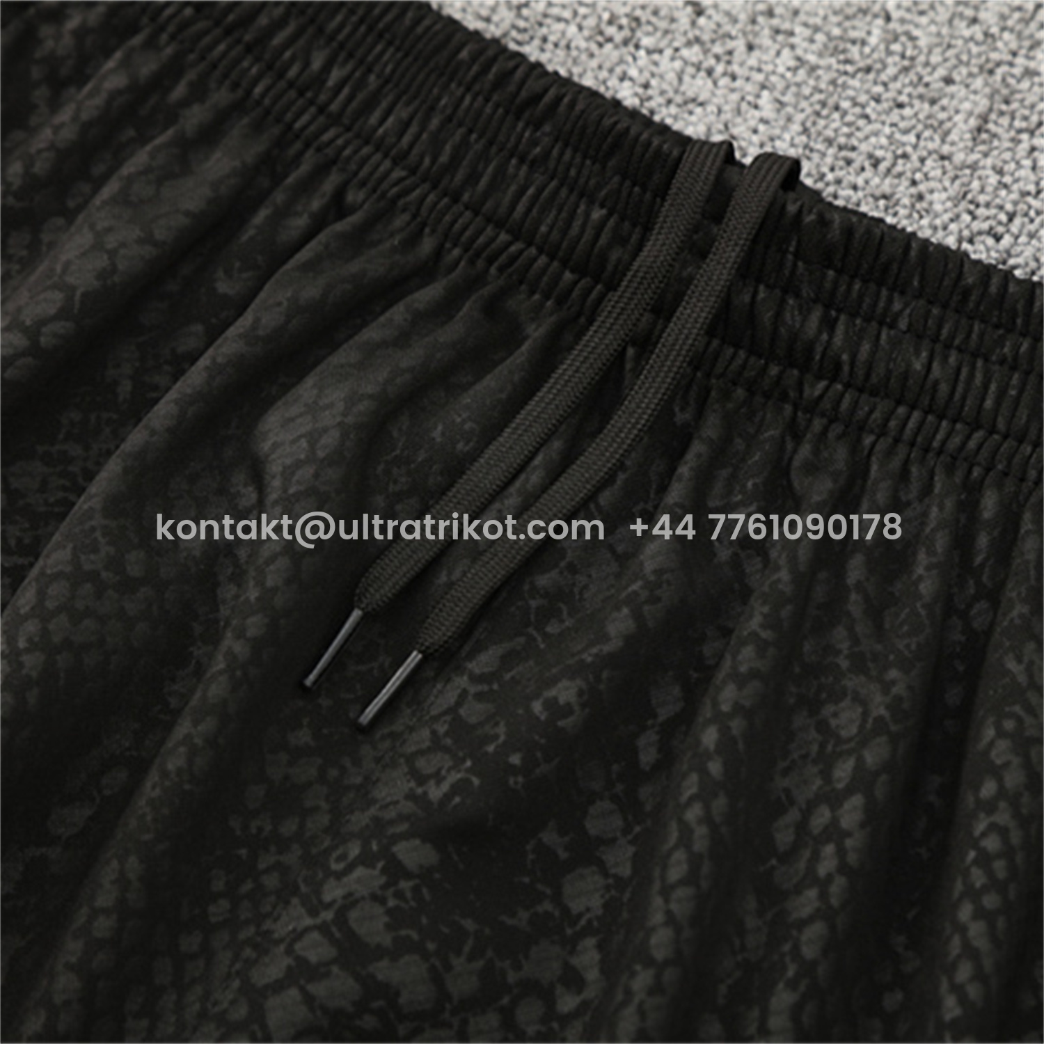 UltraTrikot-Barcelona 25-26 X KB Kids Long Sleeve Training Set - Black Top & Black Pants