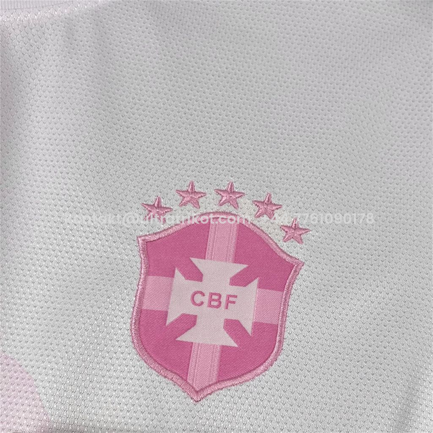 UltraTrikot-Brazil 25-26 Pink White Jesus Statue Special Jersey - Fans Version