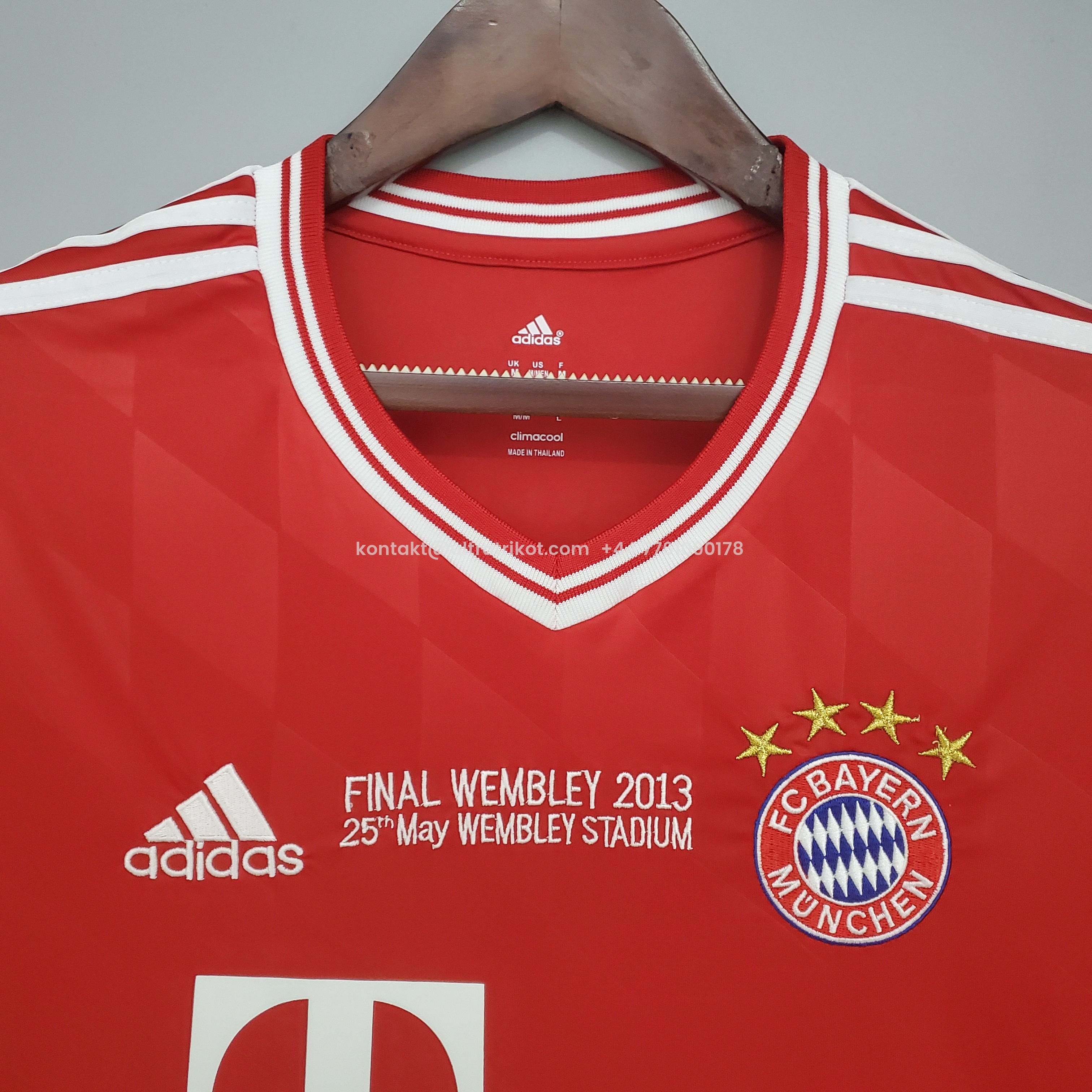 UltraTrikot-Retro Bayern Munich 13-14 Champions League Final Home Stadium Jersey